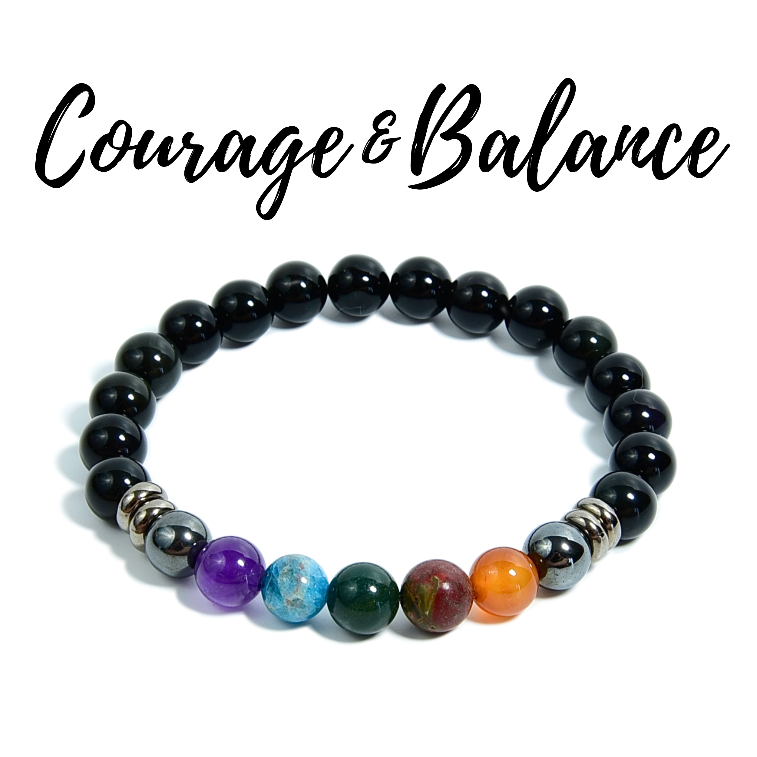 Courage &amp;amp; Balance Vibes Bracelet