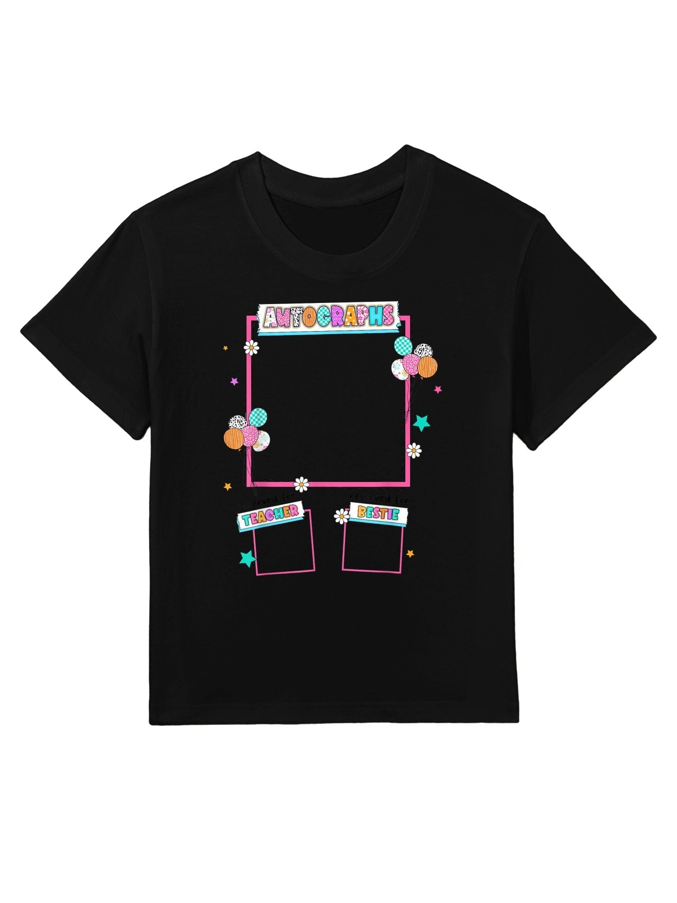 Official Last Day Of School Autograph Teachers Graduation Kids T-Shirt