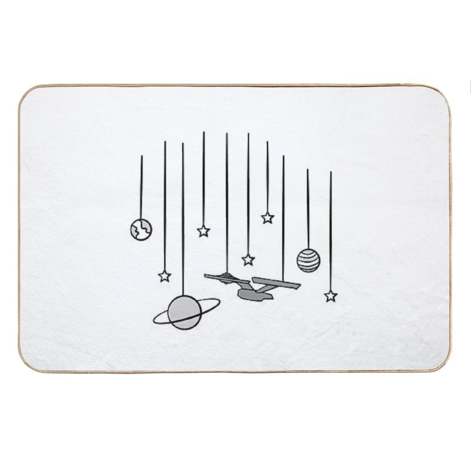 Star Trek USS Enterprise Bath Mat