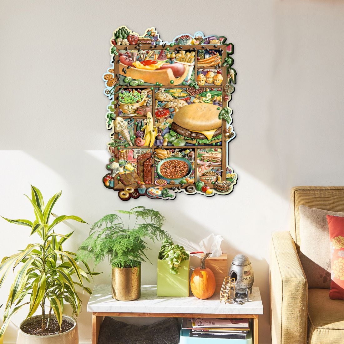 Food Whimsical Wall Art by Laura Seeley - Love Family Kids Decor - 8513006-LS