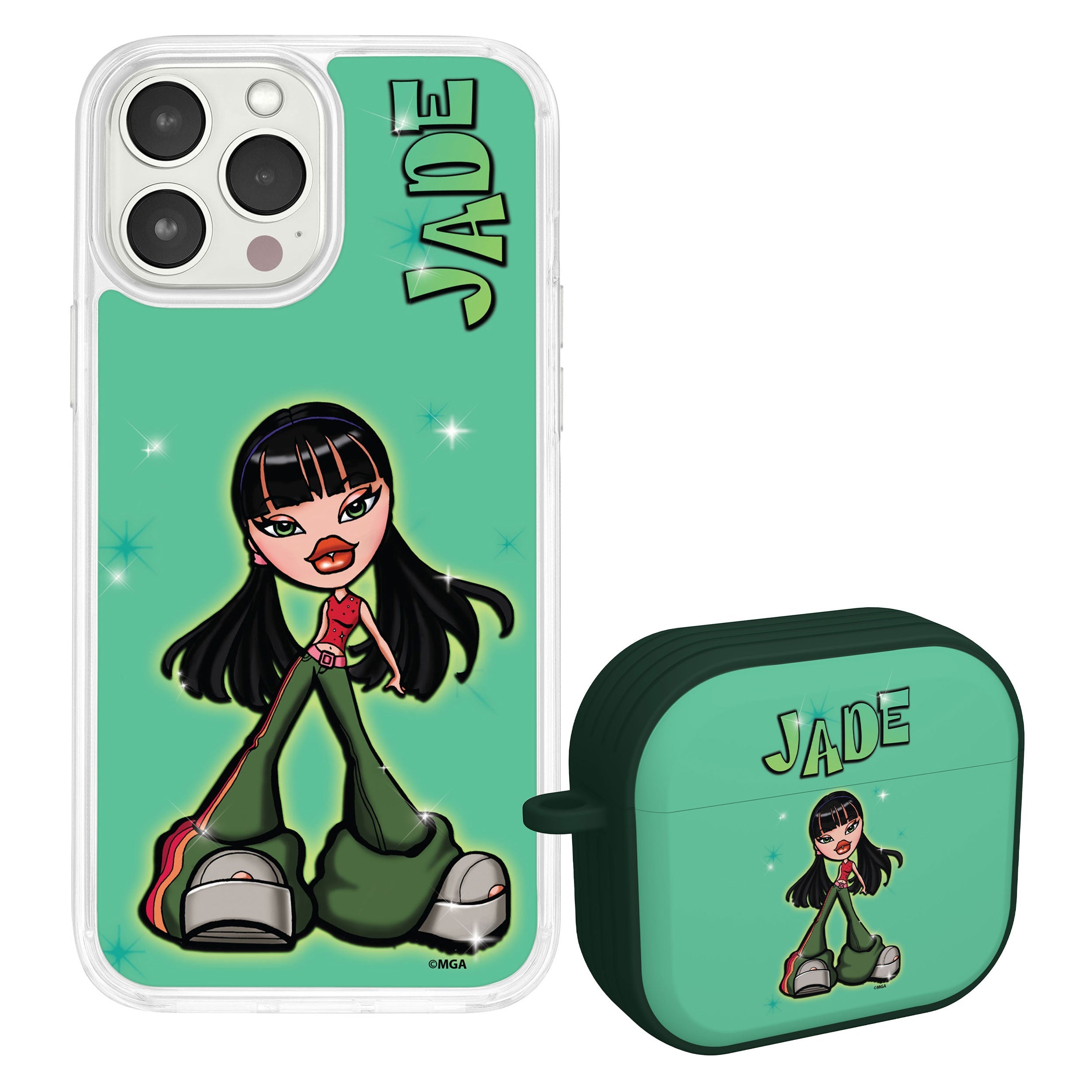 Bratz® Passion For Fashion HD Apple iPhone 13 Mag-Safe Phone Case and AirPods Gen 3 Combo Package