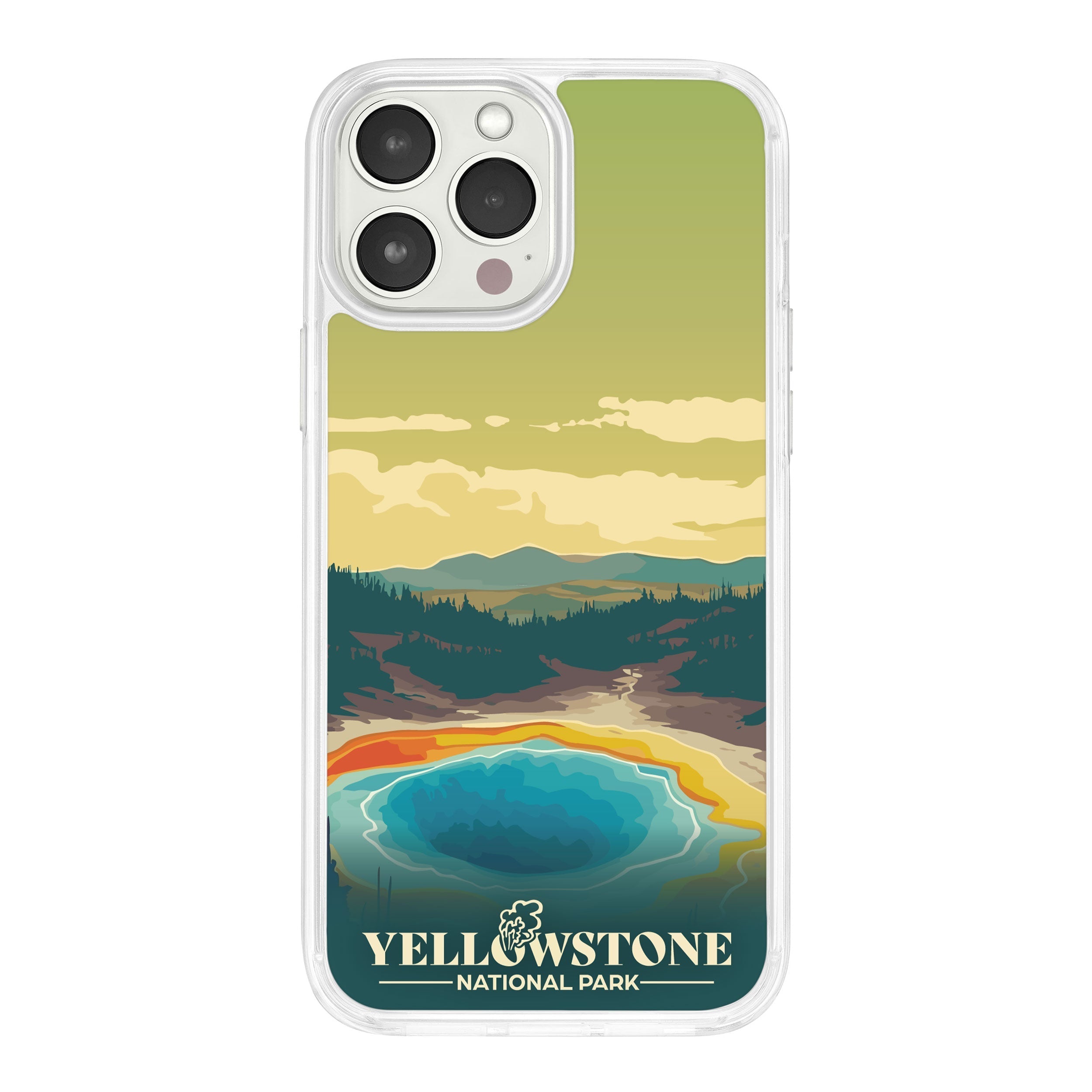 National Parks Yellowstone HD Apple iPhone 15 Series Mag-Safe Phone Case