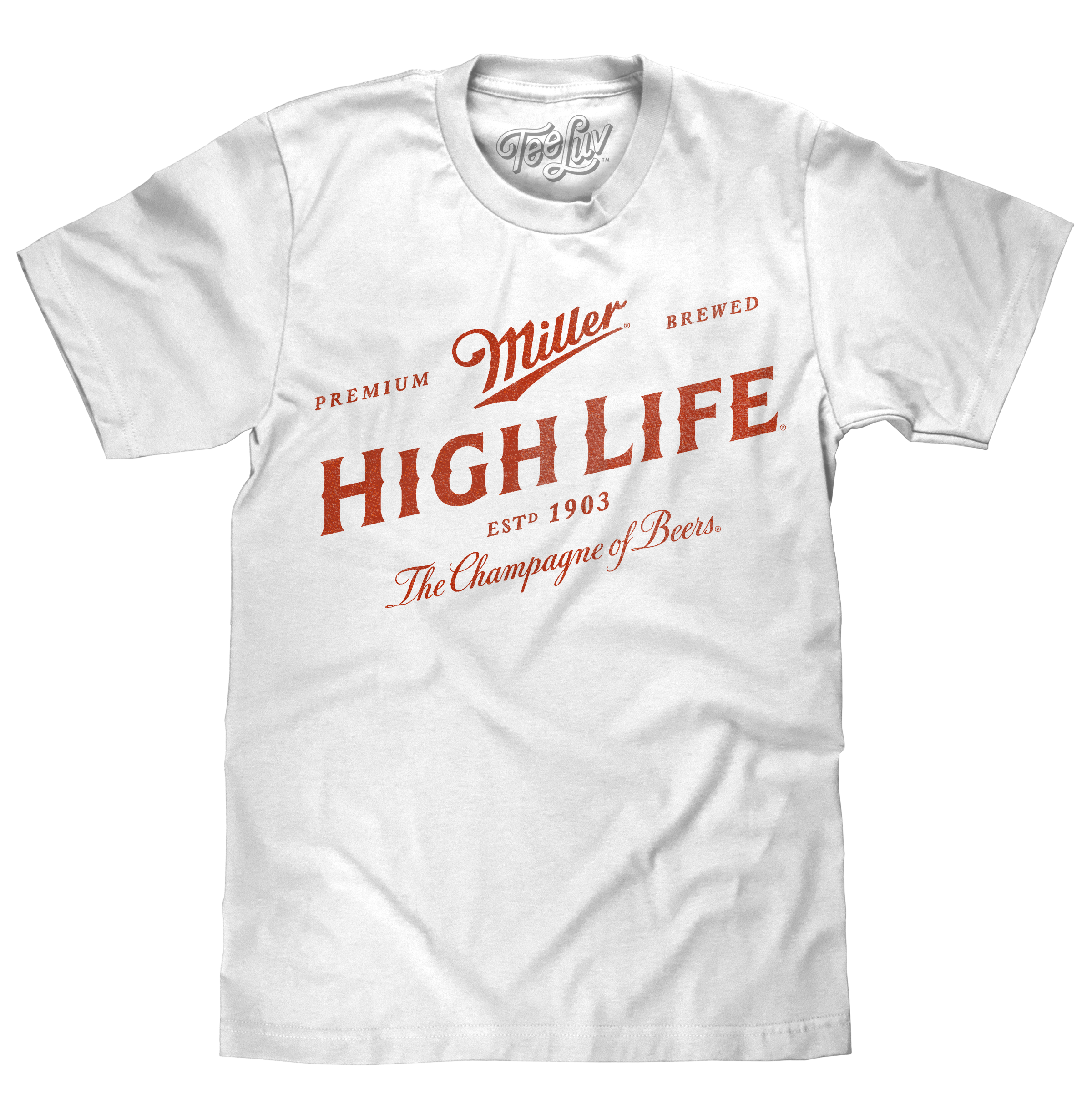Miller High Life Beer T-Shirt - White