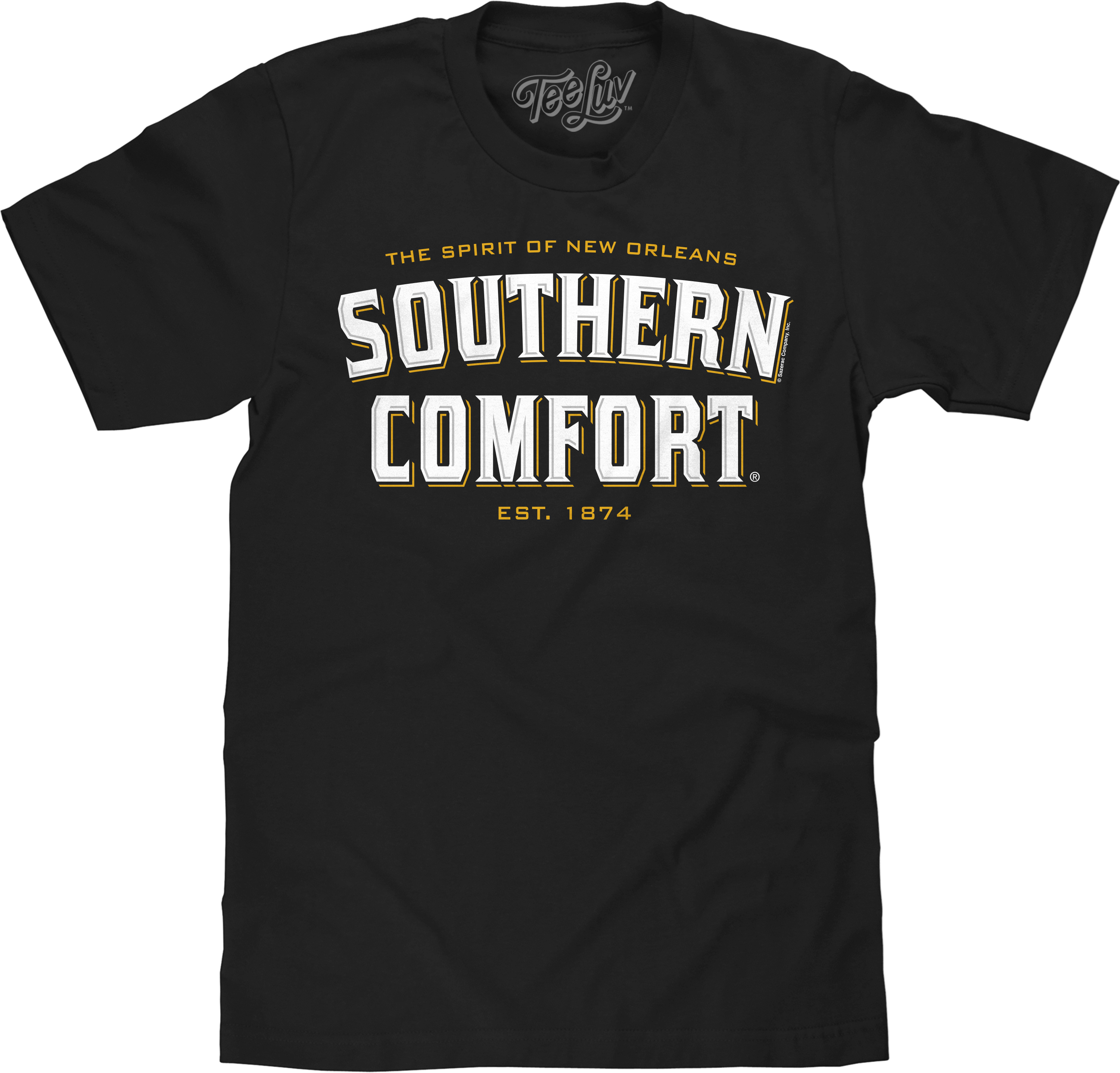 Southern Comfort SOCO Whiskey Logo T-Shirt- Black