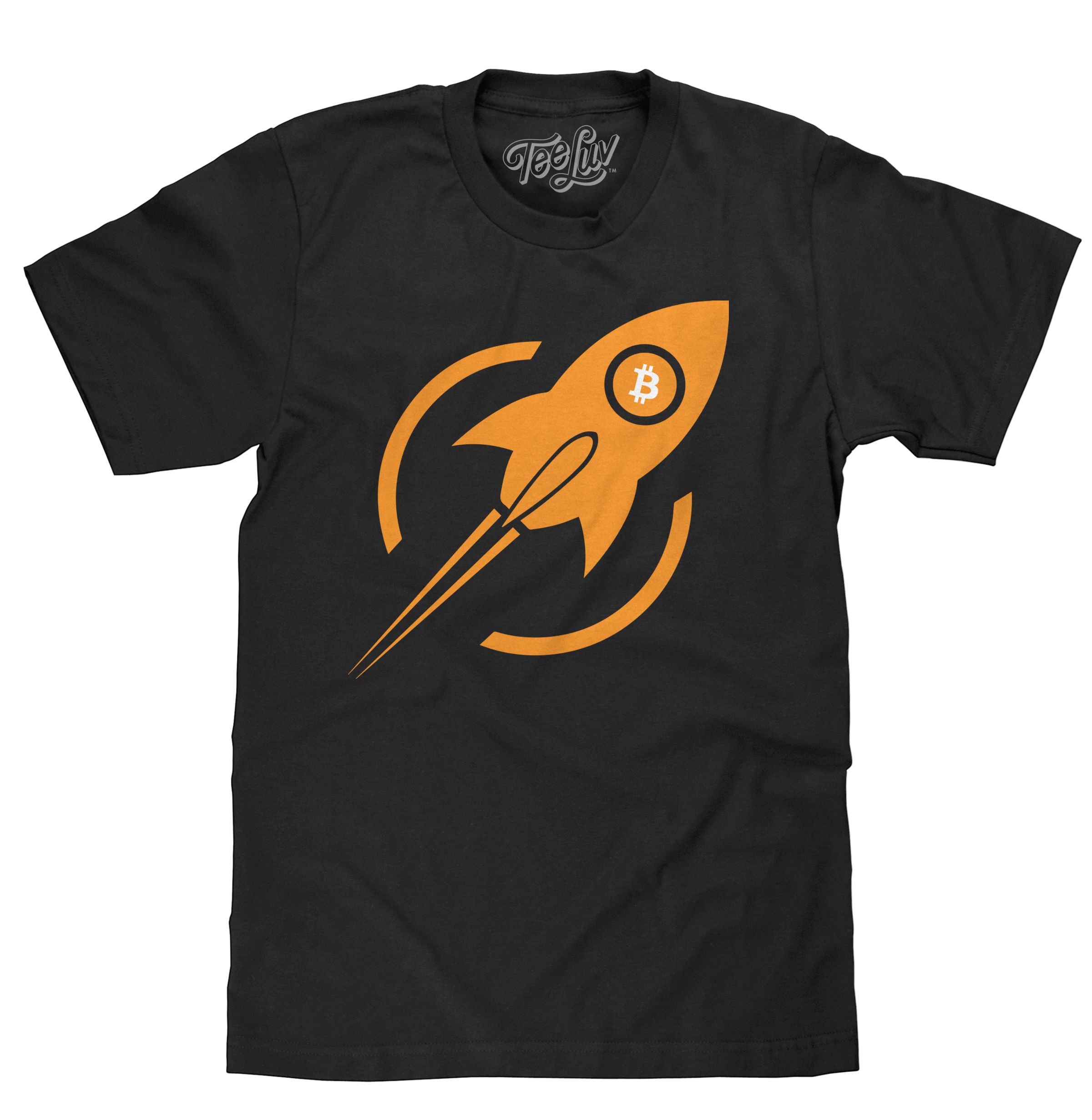 Bitcoin Rocket T-Shirt - Black