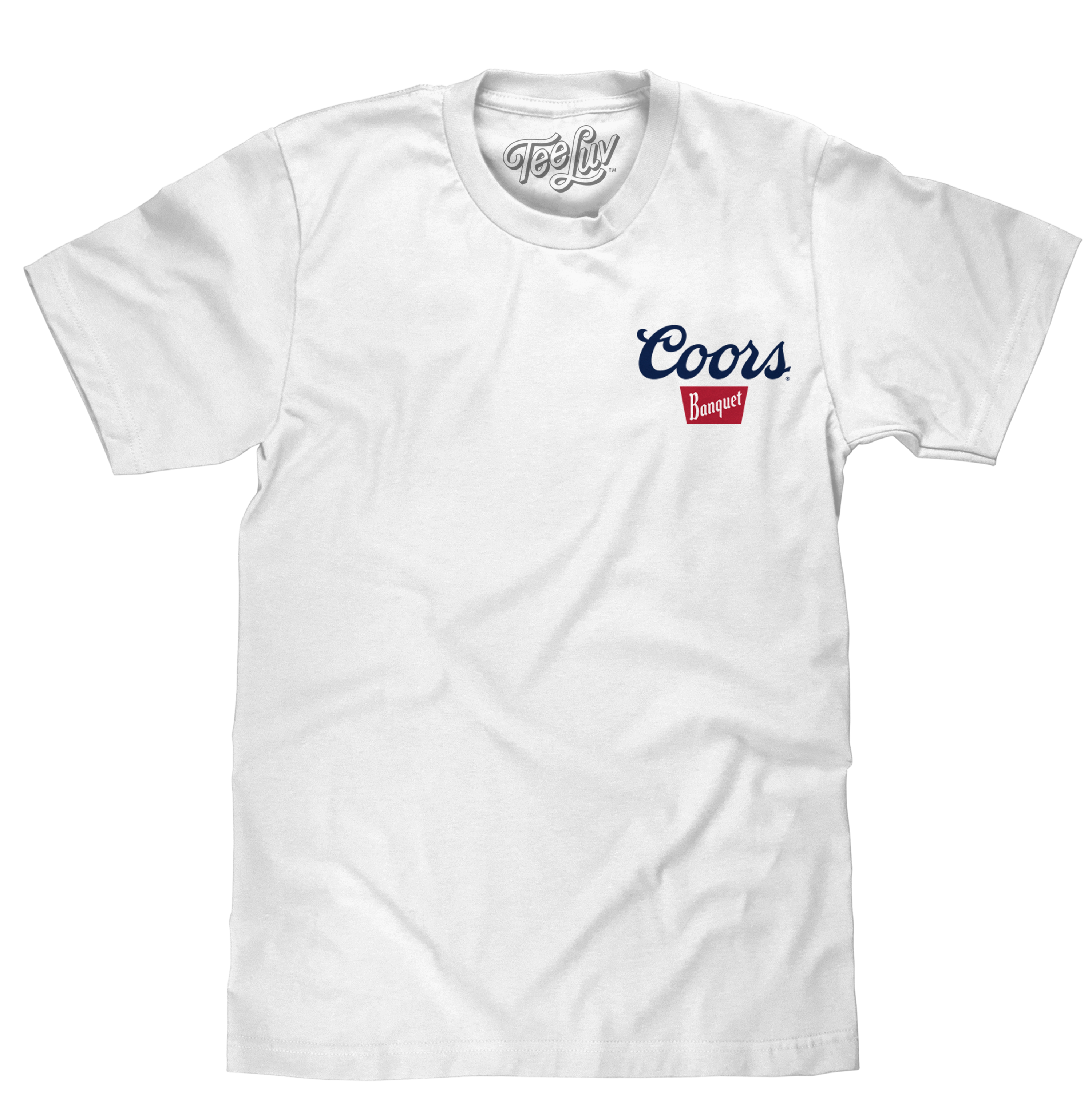 Coors Banquet Beer Front Back T-Shirt - White