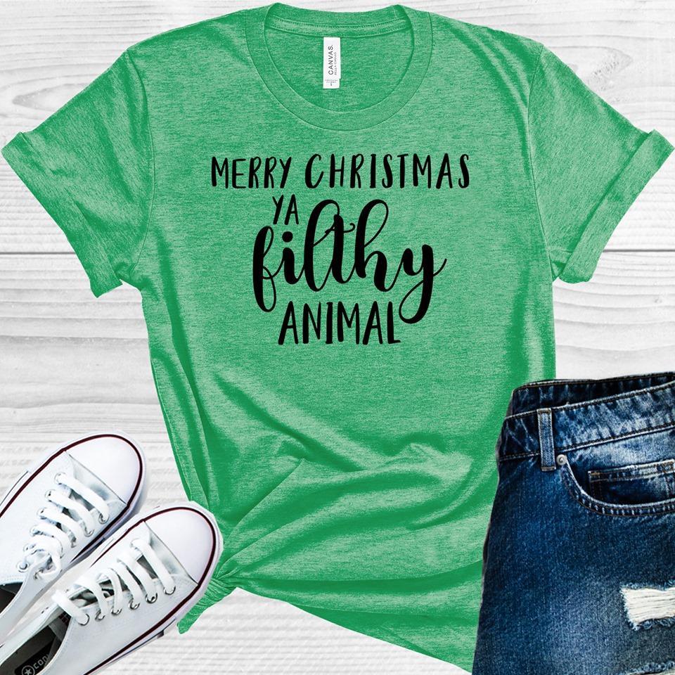 Merry Christmas Ya Filthy Animal Graphic Tee