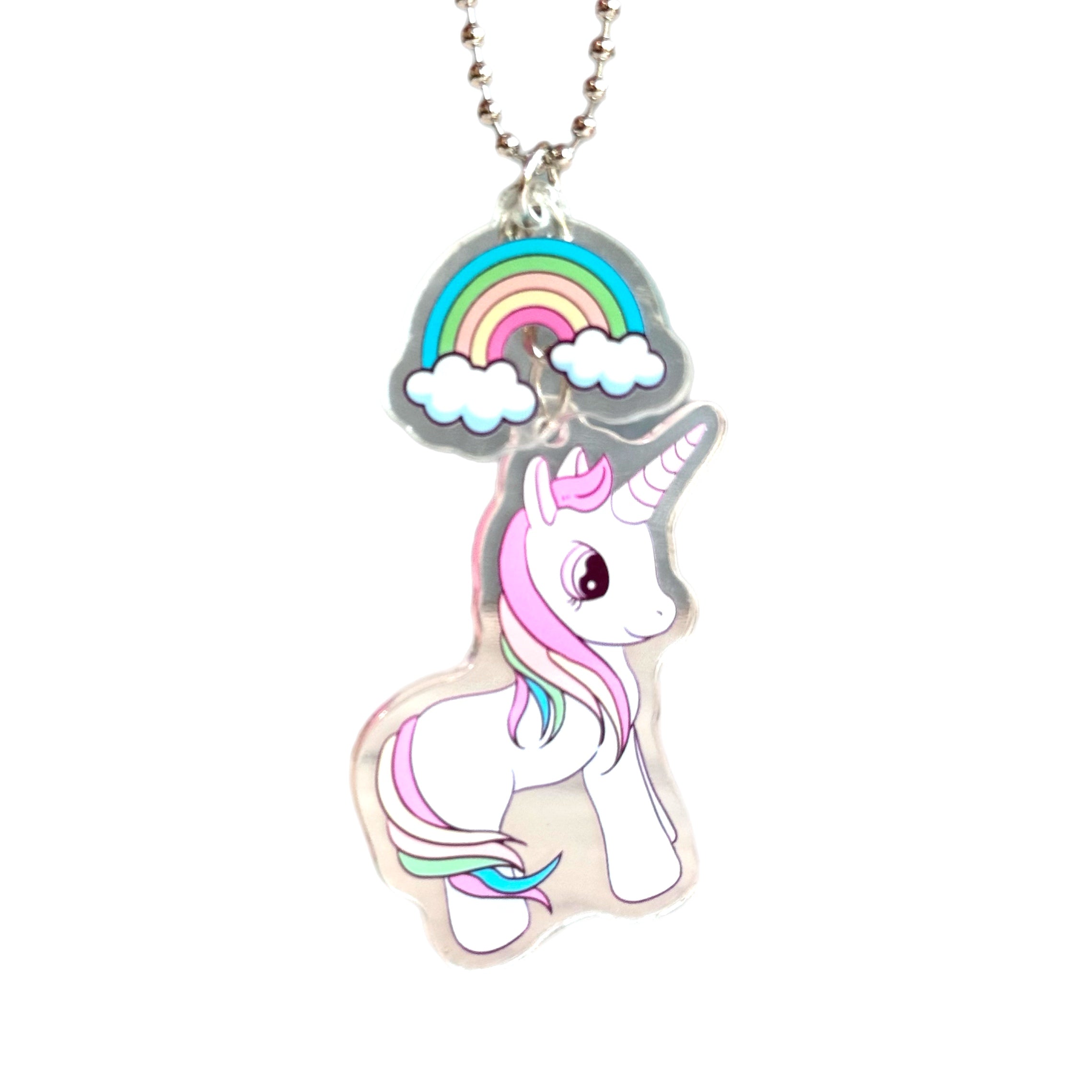 Rainbow &amp;amp; Unicorn Charm - Tumbler Handle Charm