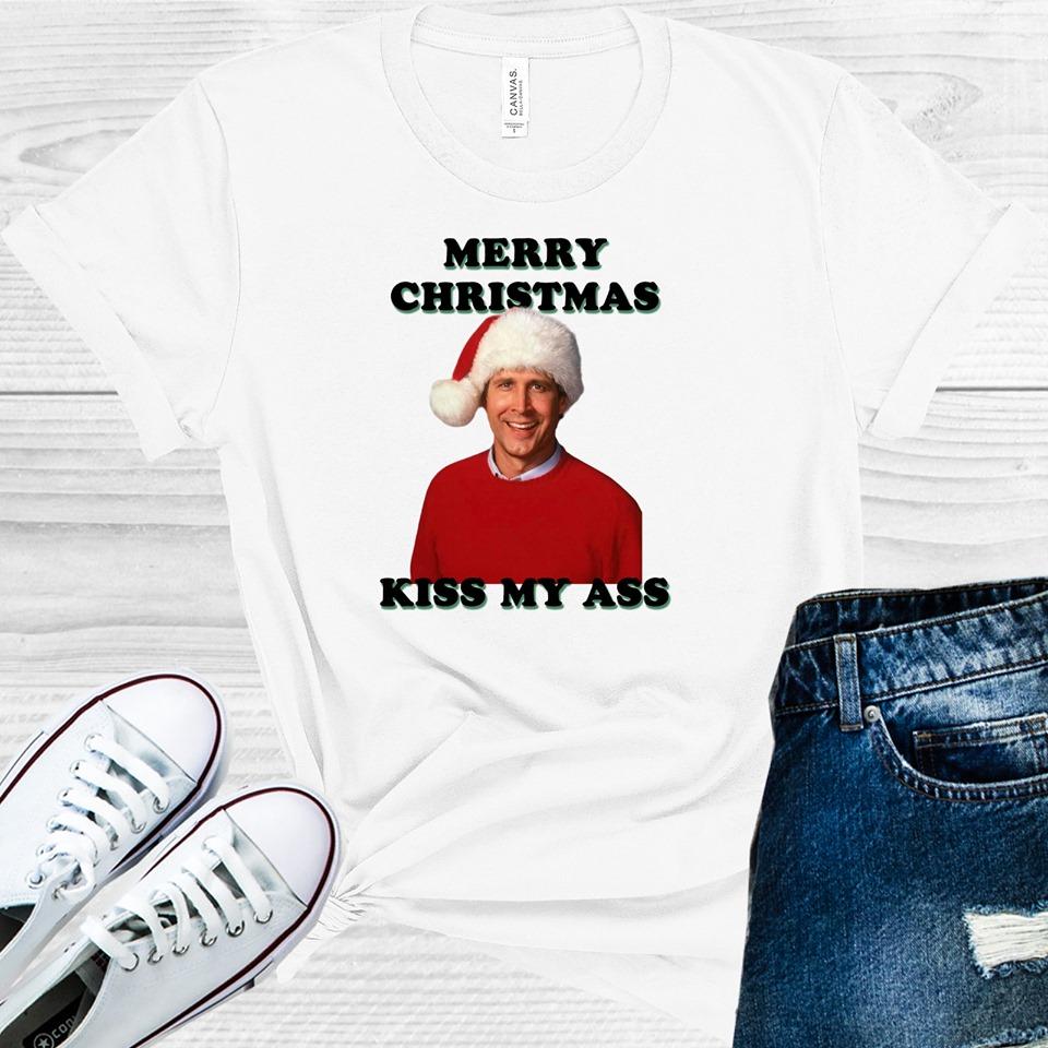 Merry Christmas Kiss My A** Graphic Tee