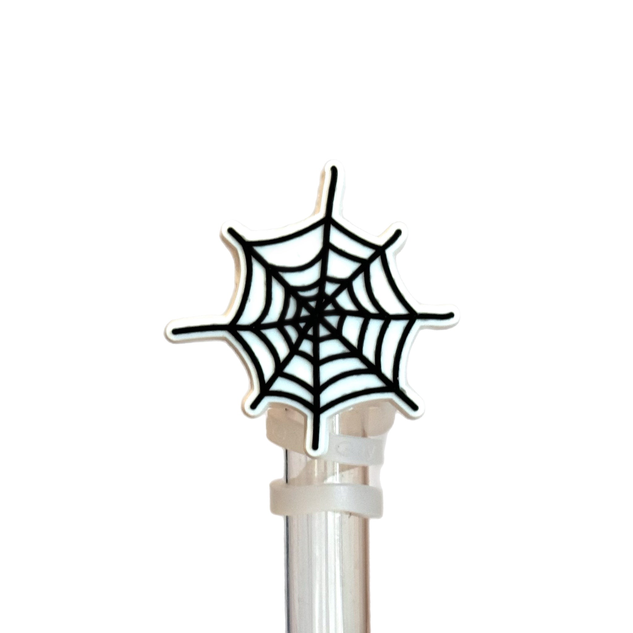 SPIDERWEB STRAW TOPPER