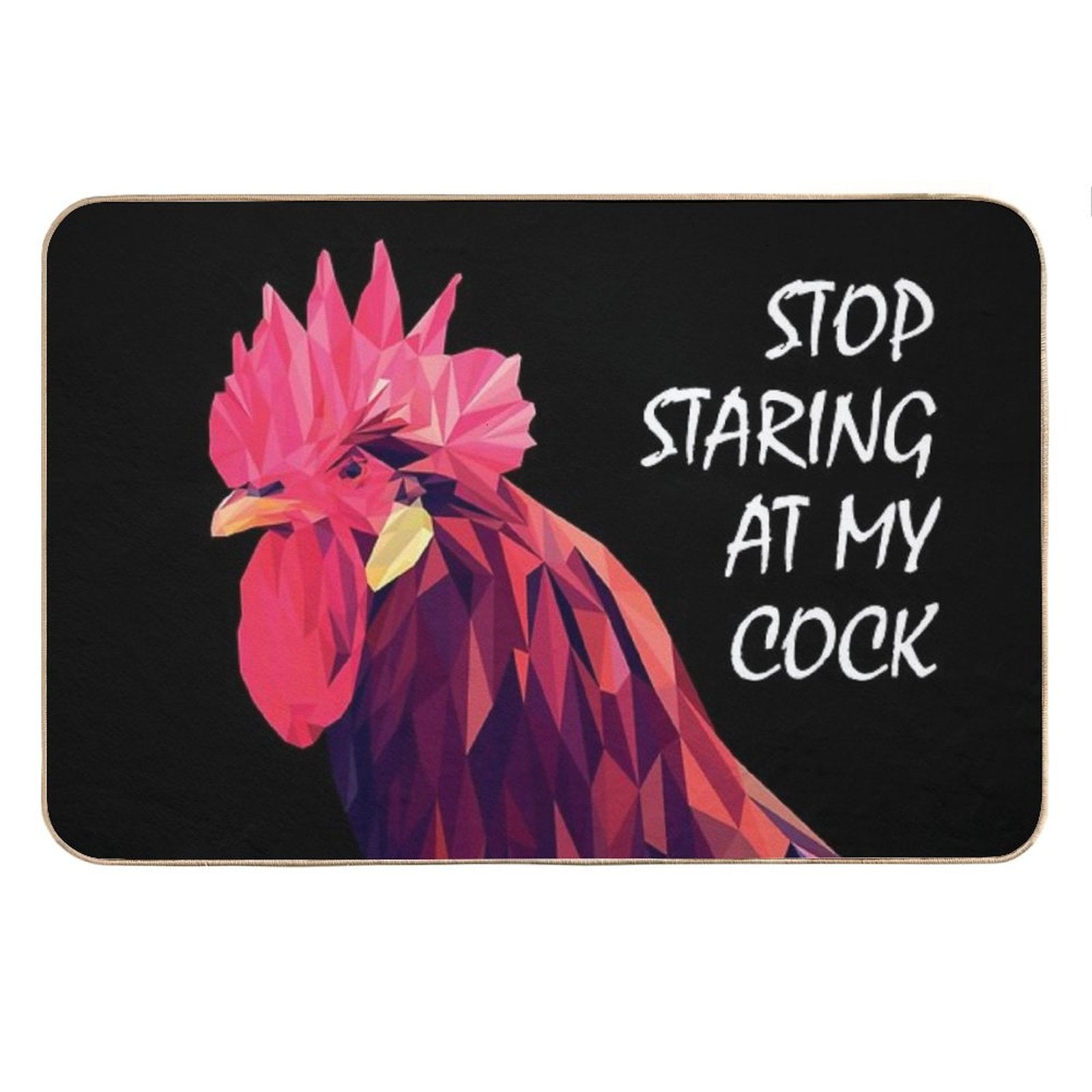 Stop Staring at My Cock Bath Mat