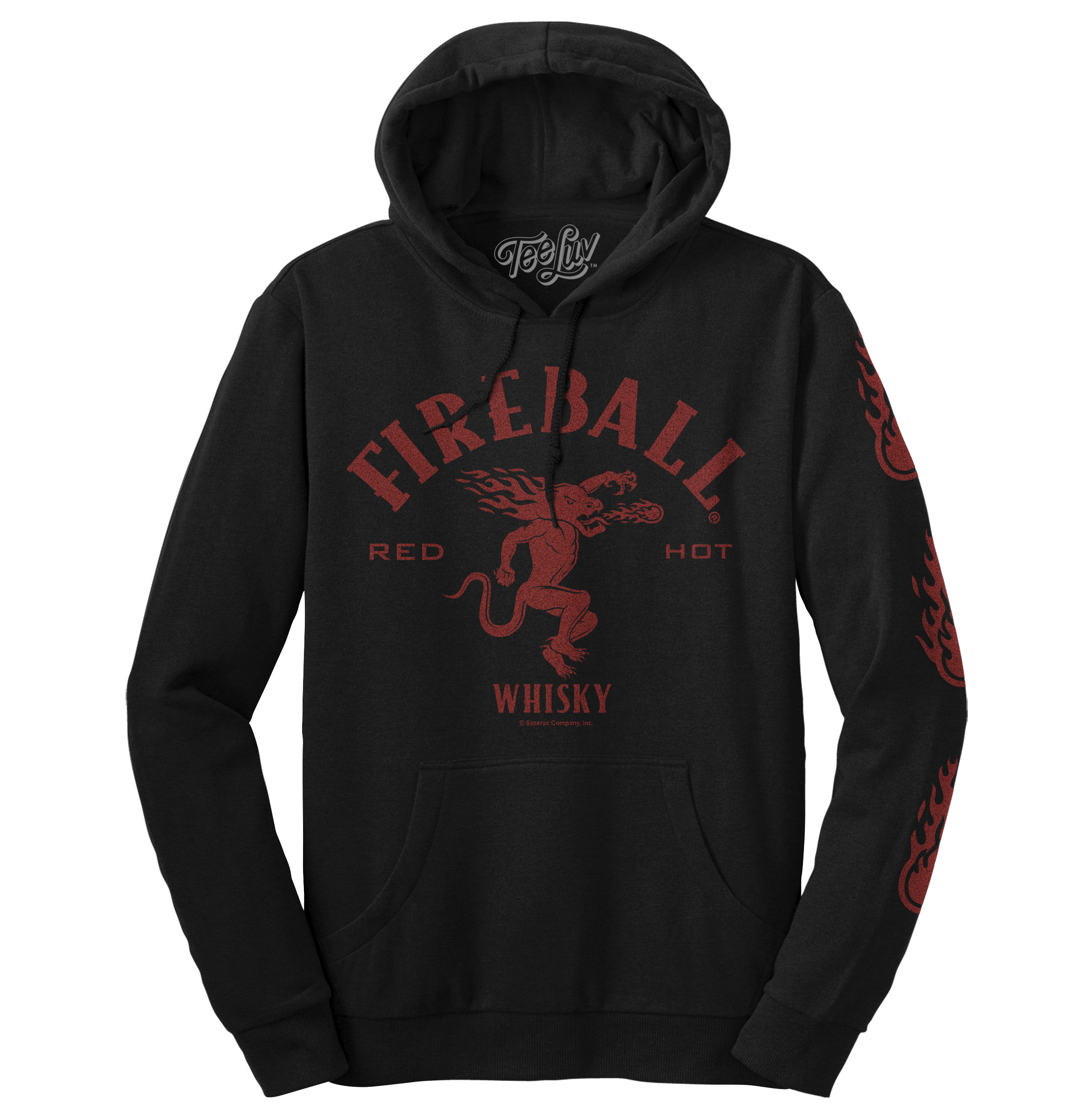 Fireball Whisky Dragon Hooded Sweatshirt - Black
