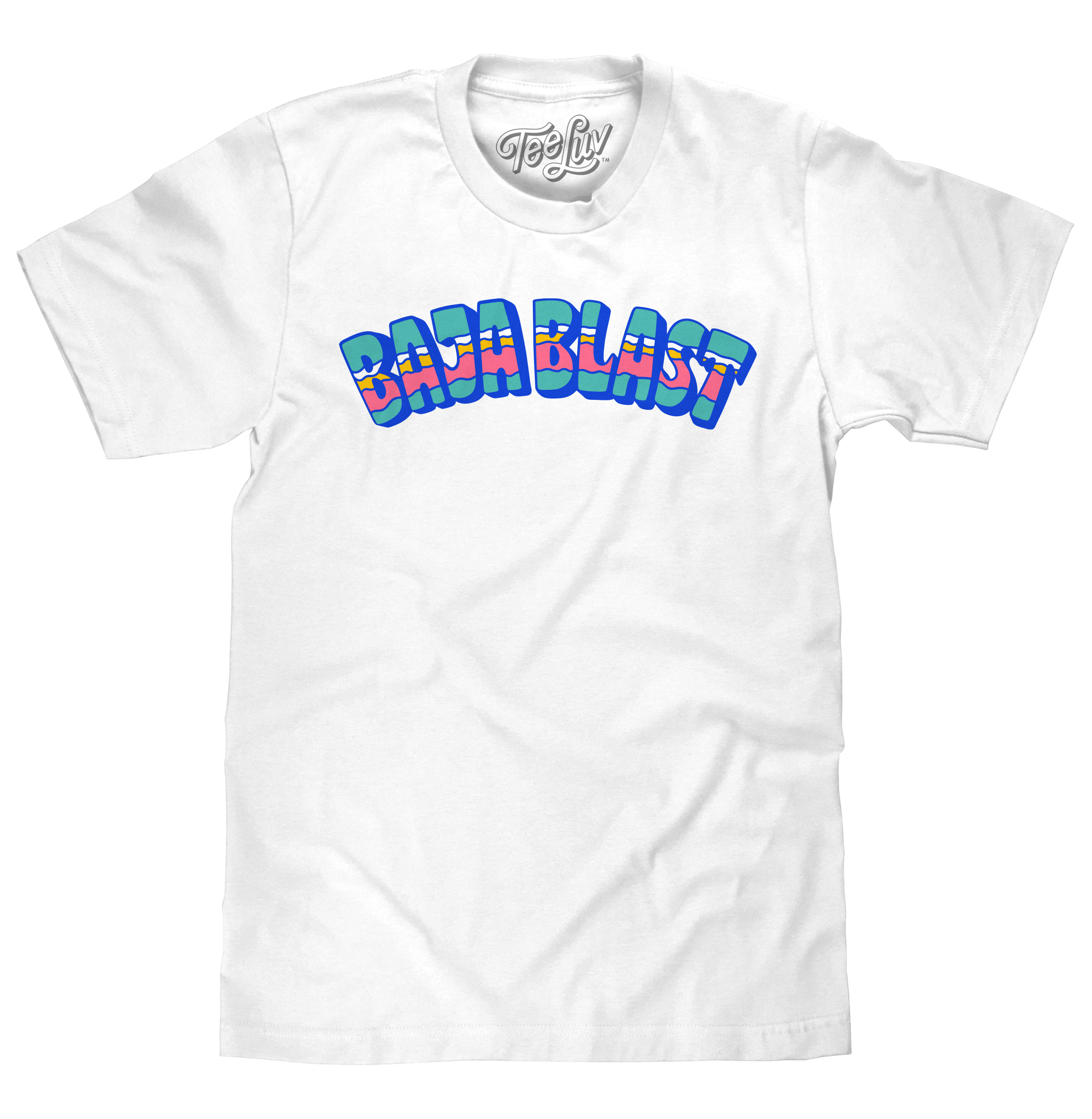 Mtn Dew Baja Blast Soda Tropical T-Shirt - White