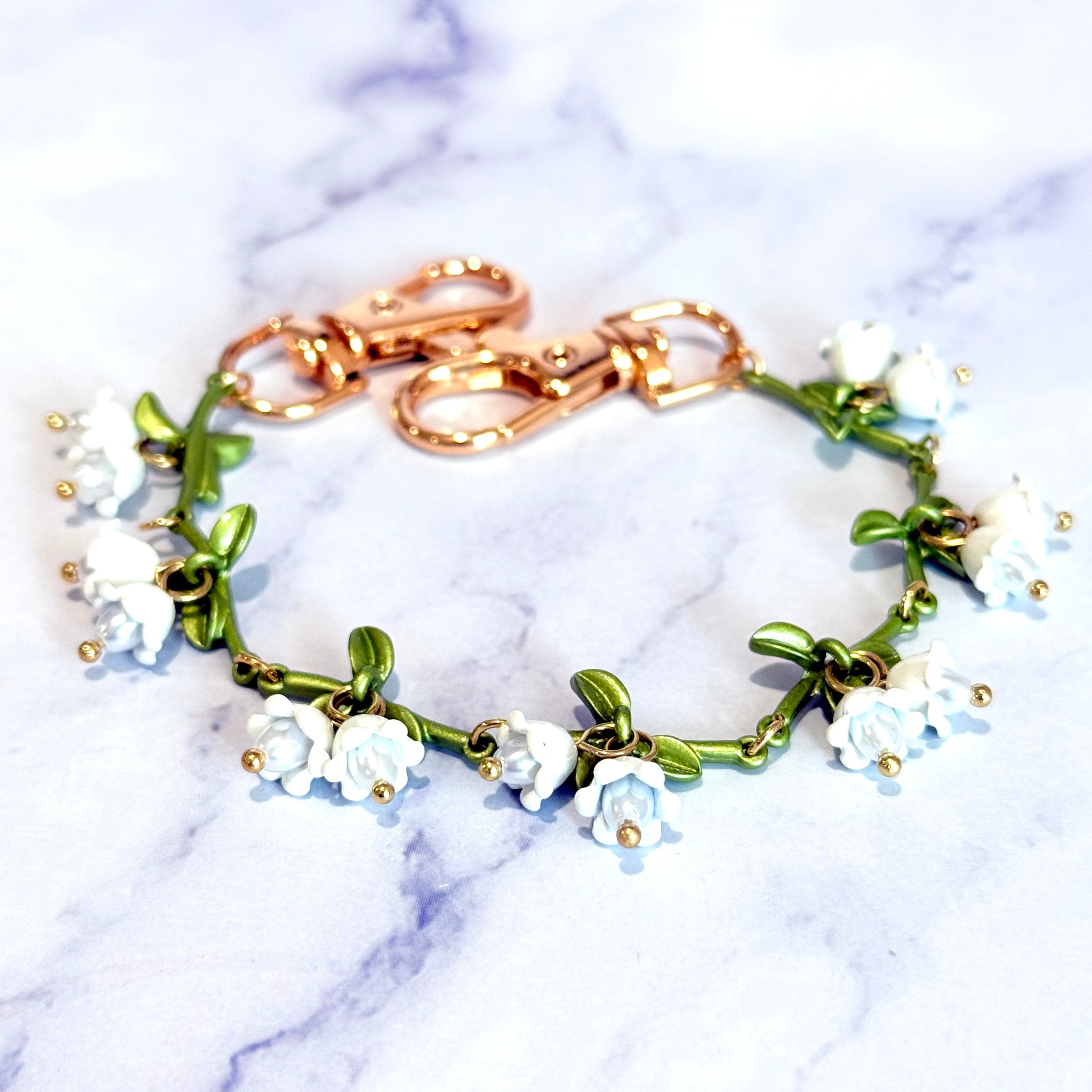 Snowdrops Deluxe Tumbler Charm Necklace