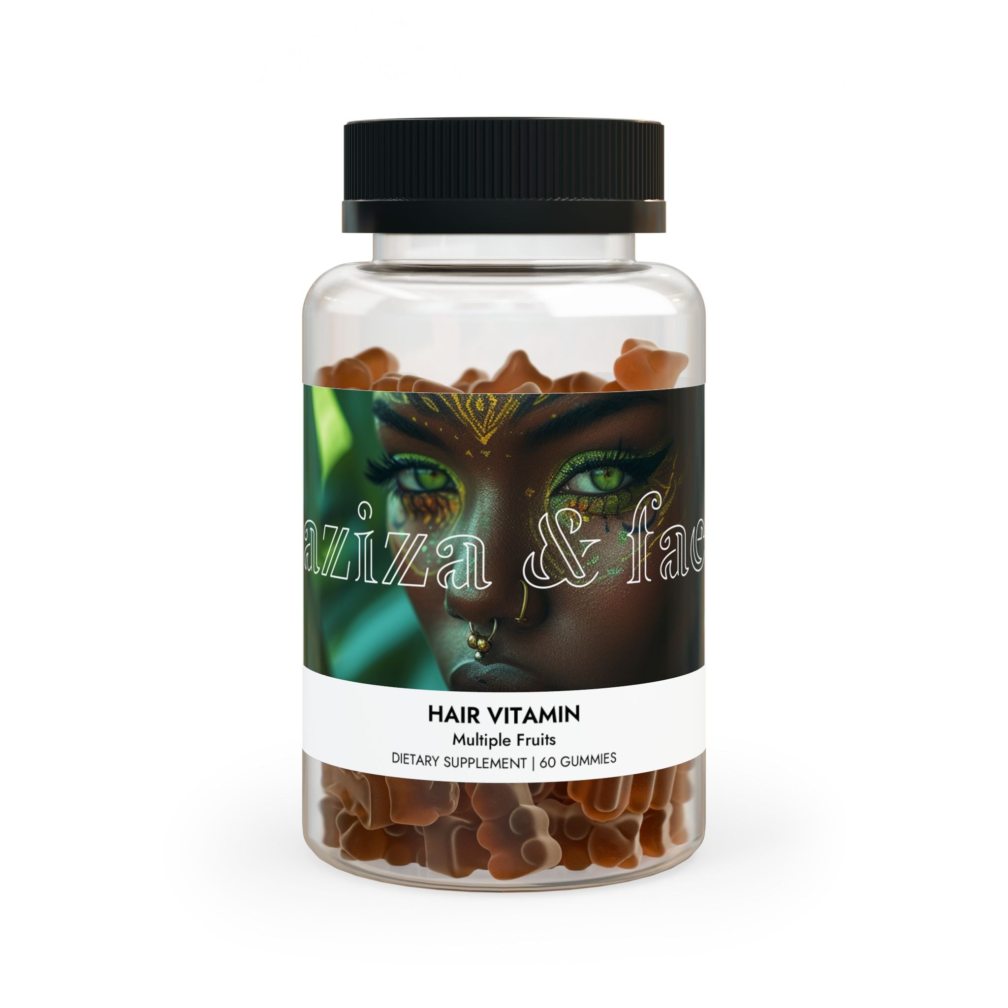 Hair Vitamin Gummies (60 Gummies) by Aziza &amp;amp; Fae