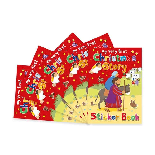 Christmas Story Sticker Book: Pack of 5 - Hardcover