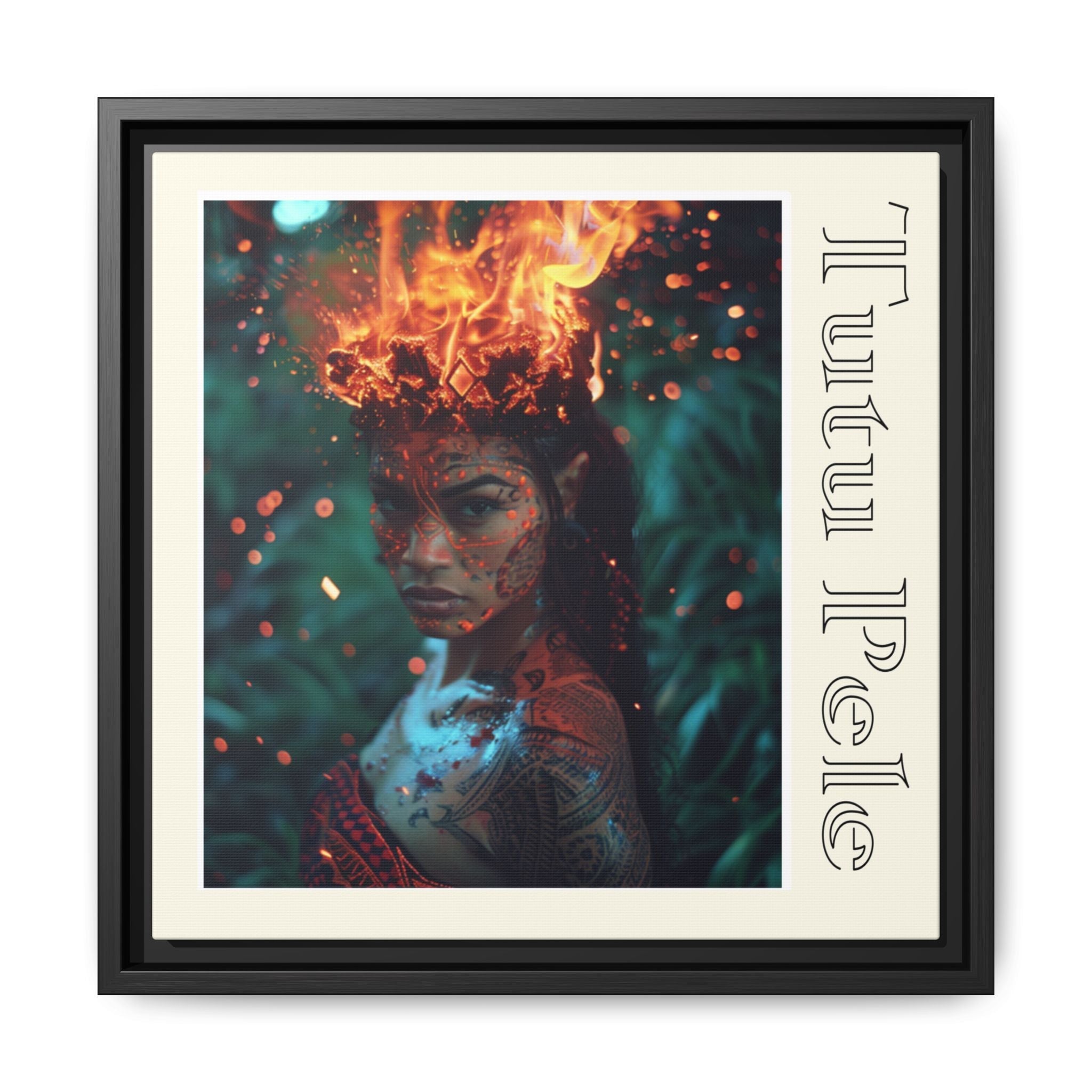 Tūtū Pele Aziza &amp;amp; Fae Matte Canvas Framed