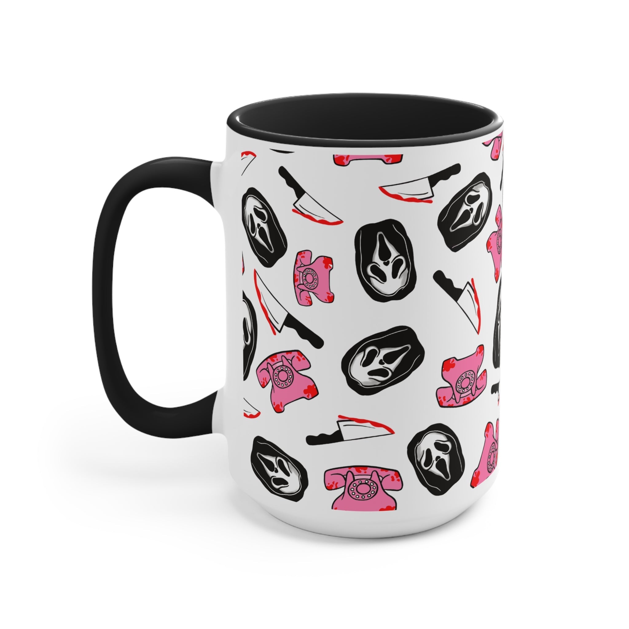 Horror Phone Line Halloween Mug