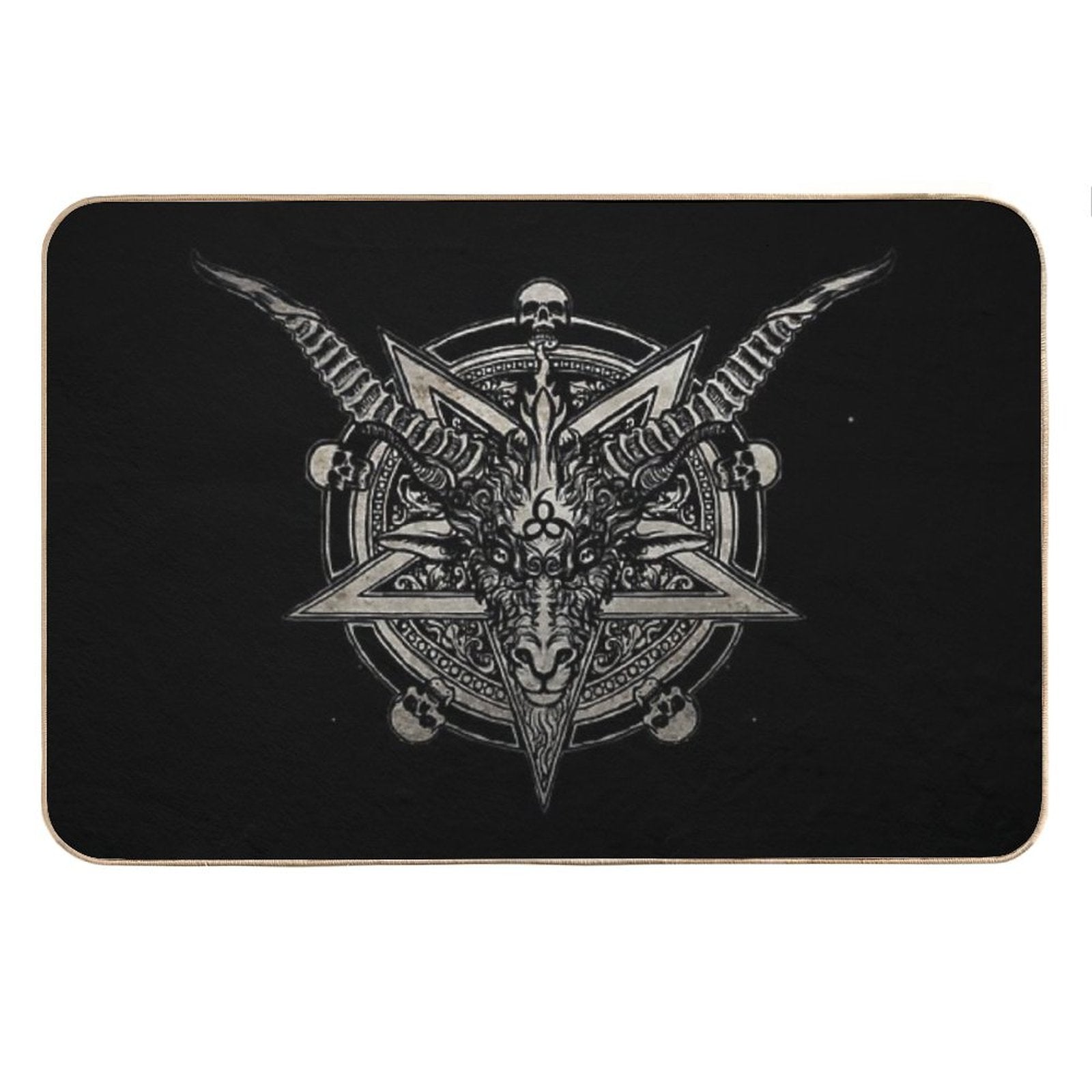 666 Baphomet Bath Mat