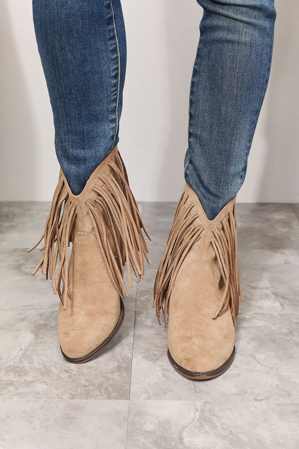 Legend Women&amp;#39;s Fringe Cowboy Western Ankle Boots