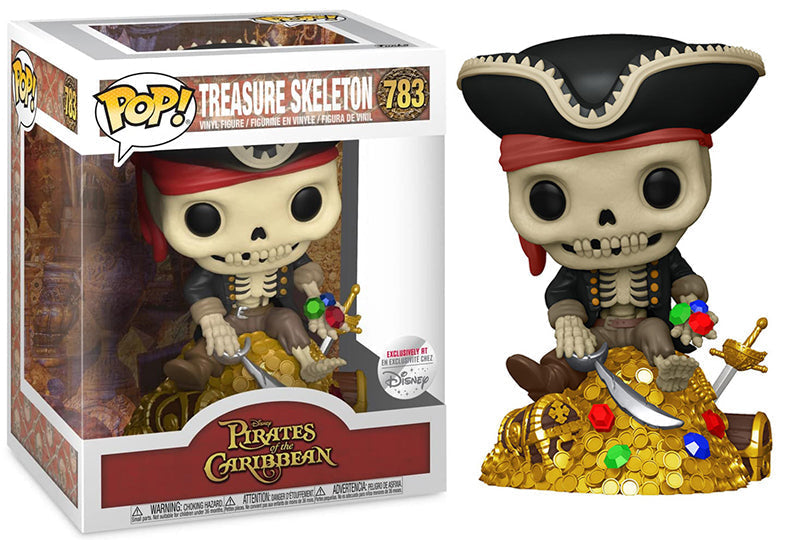 TREASURE SKELETON (DELUXE, PIRATES OF THE CARIBBEAN) 783 - DISNEY PARKS EXCLUSIVE