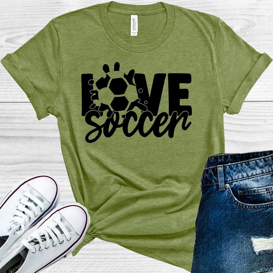 Love Soccer Graphic Tee