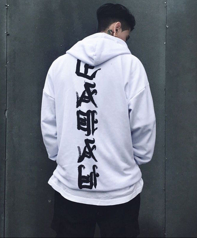 YEH3 White Japanese Rid Evil Hoodie