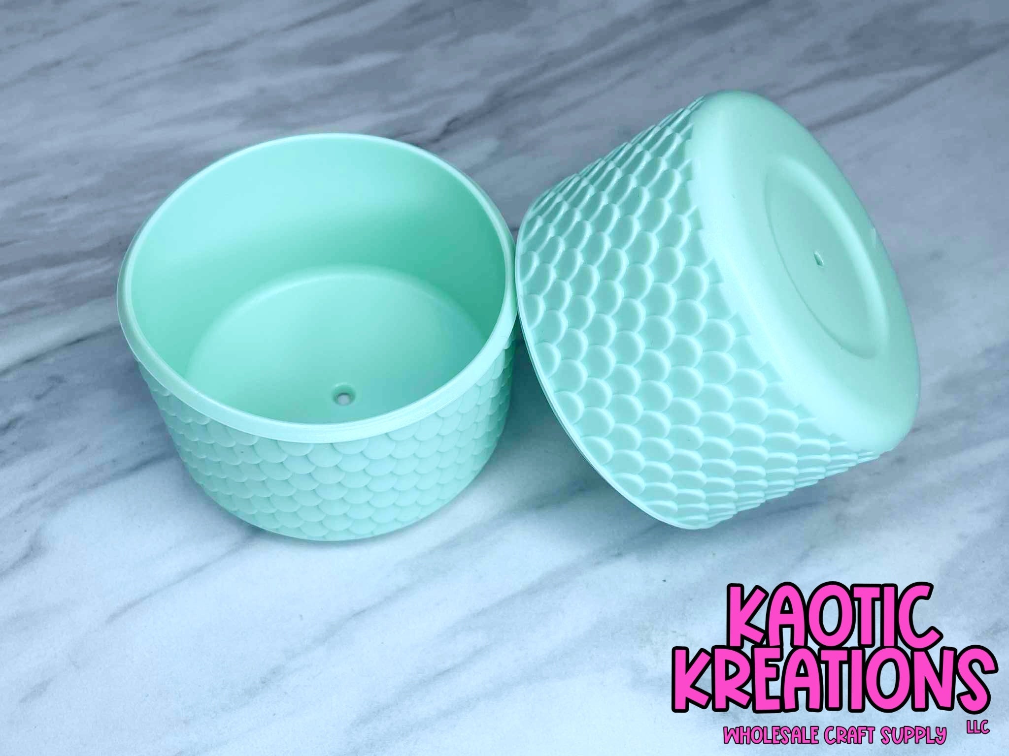 (DISCONTINUED) MERMAID STANLEY CUP BOOT - MINT GREEN CHAMELEON (1ct)