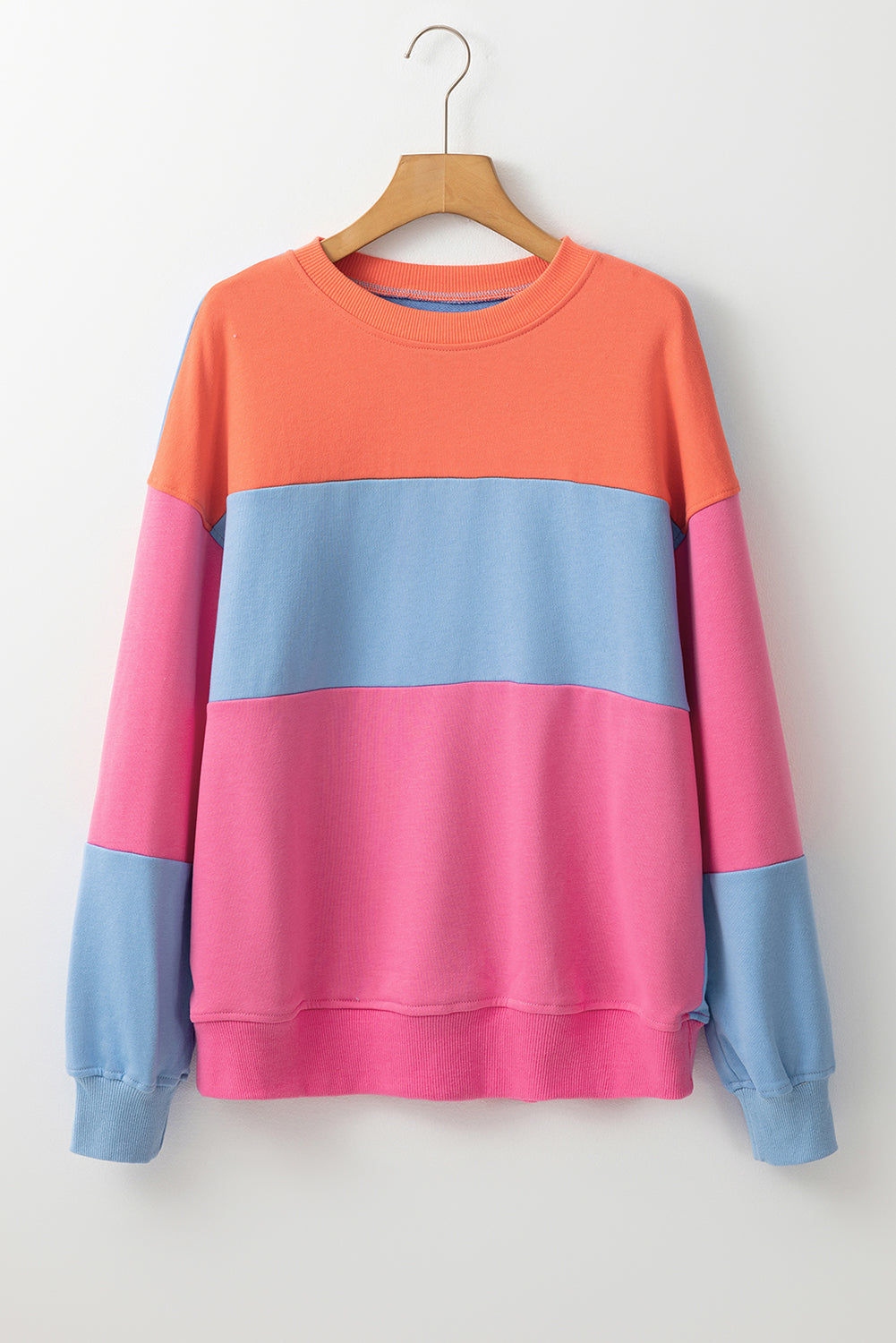 Isabella Patchwork Drop Shoulder Sweatshirt