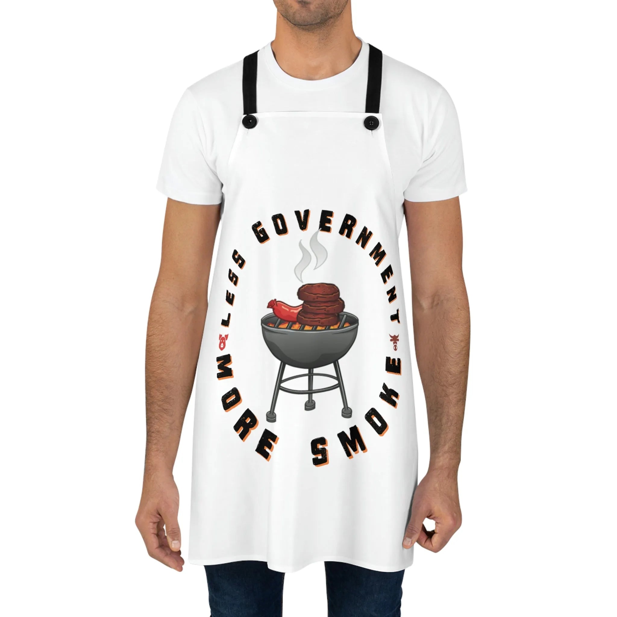 Less Government More Smoke Grilling Apron