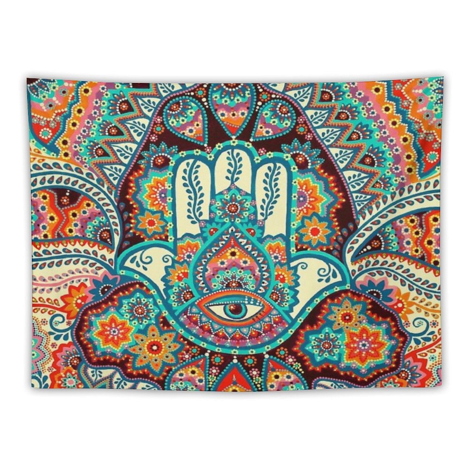 Hamsa Hand Tapestry