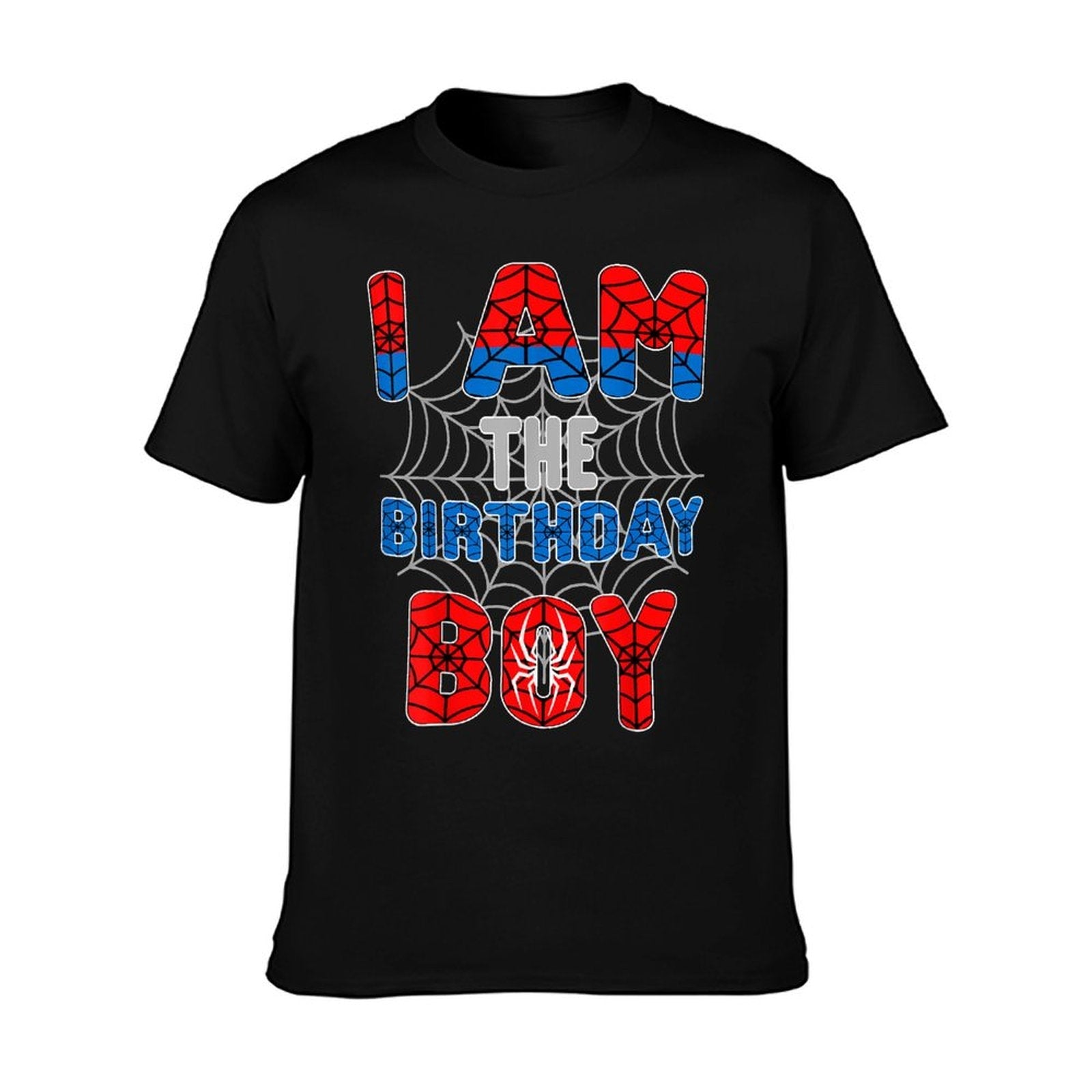 Spider Web Birthday Party I&amp;#39;m The Birthday Boy T-Shirt