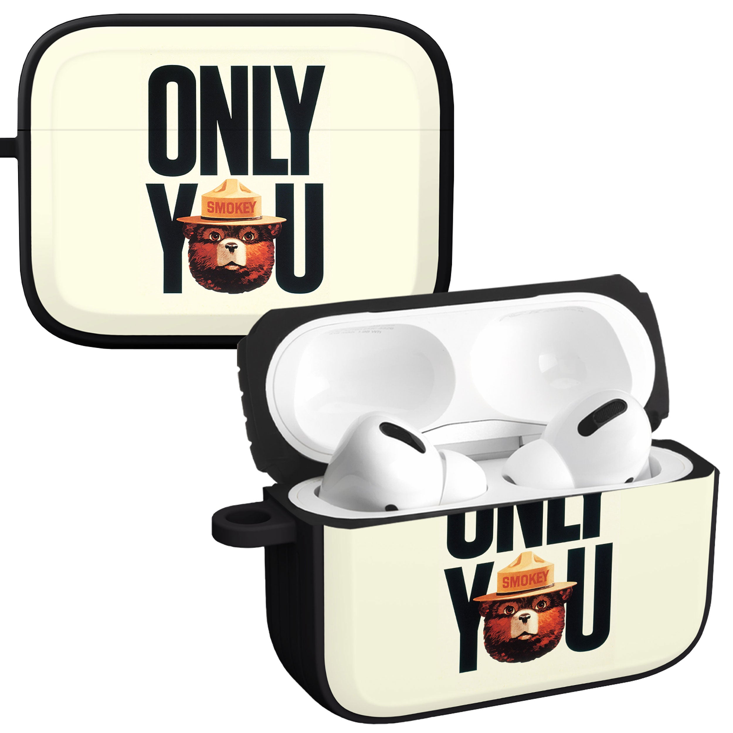 Smokey Bear Classic HDX Apple AirPods Pro 1 &amp;amp; 2 Case Cover