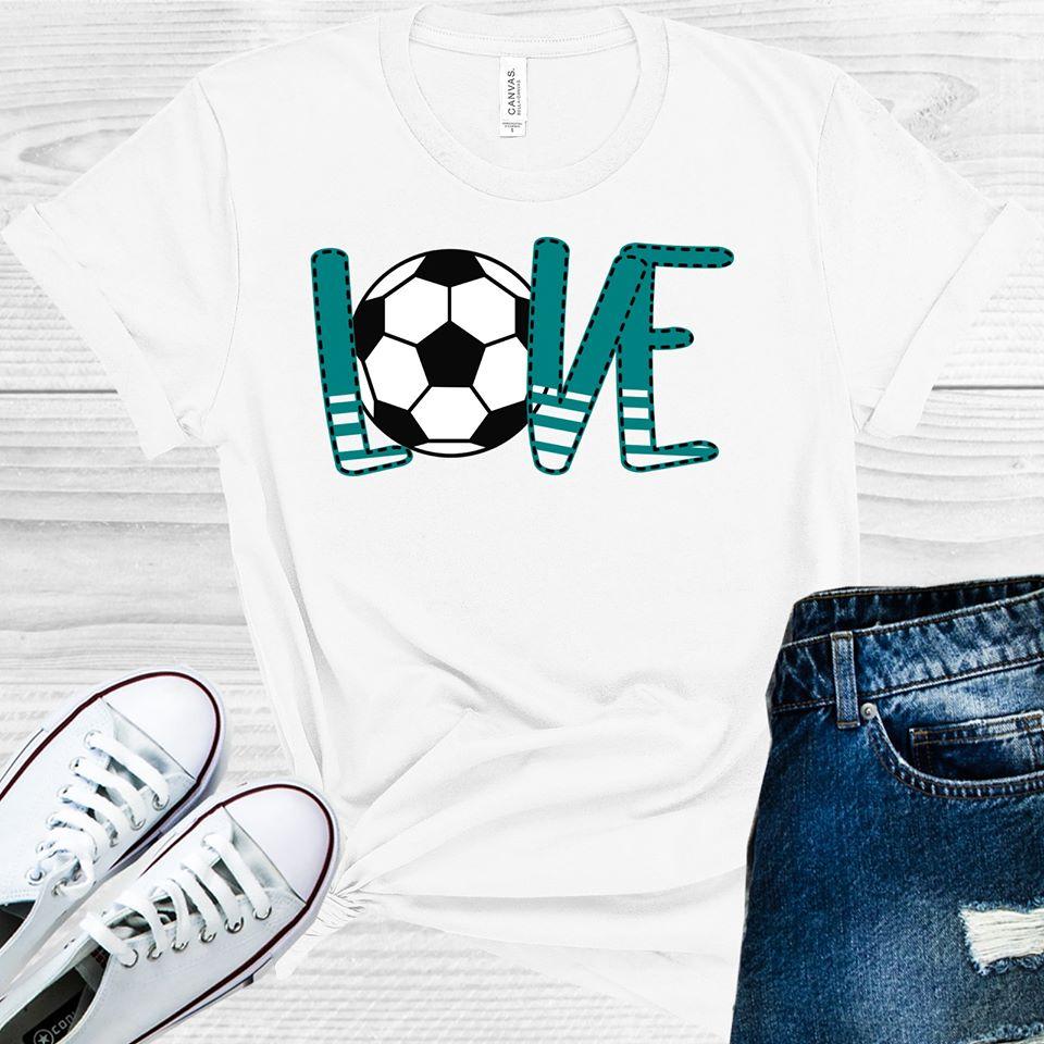 Love Soccer Graphic Tee
