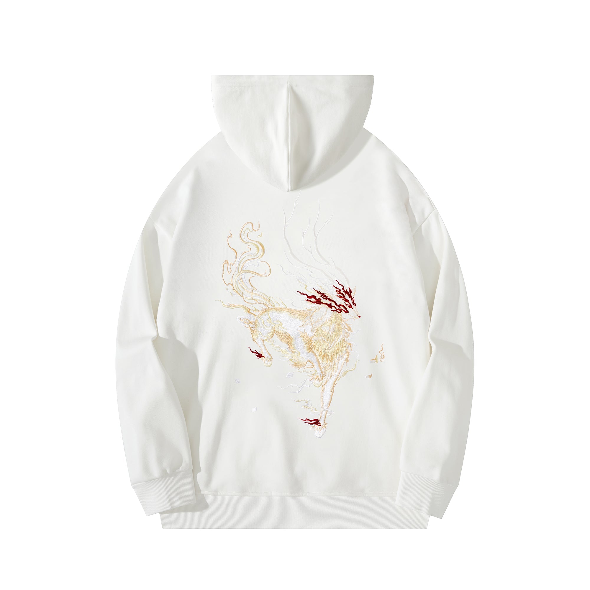 KH9229 Reindeer Embroidery Hoodie