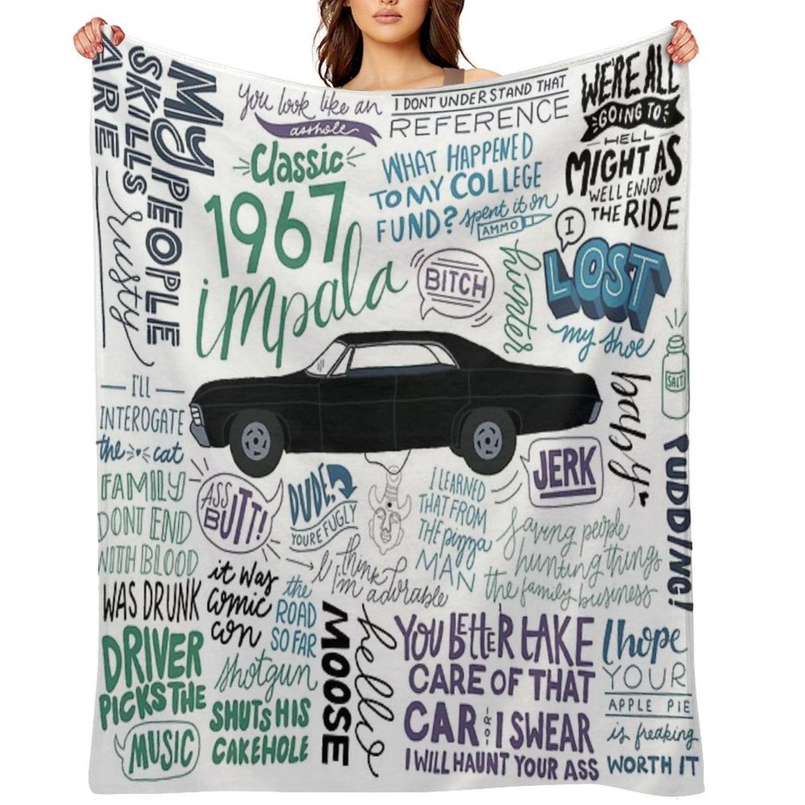 Supernatural Throw Blanket