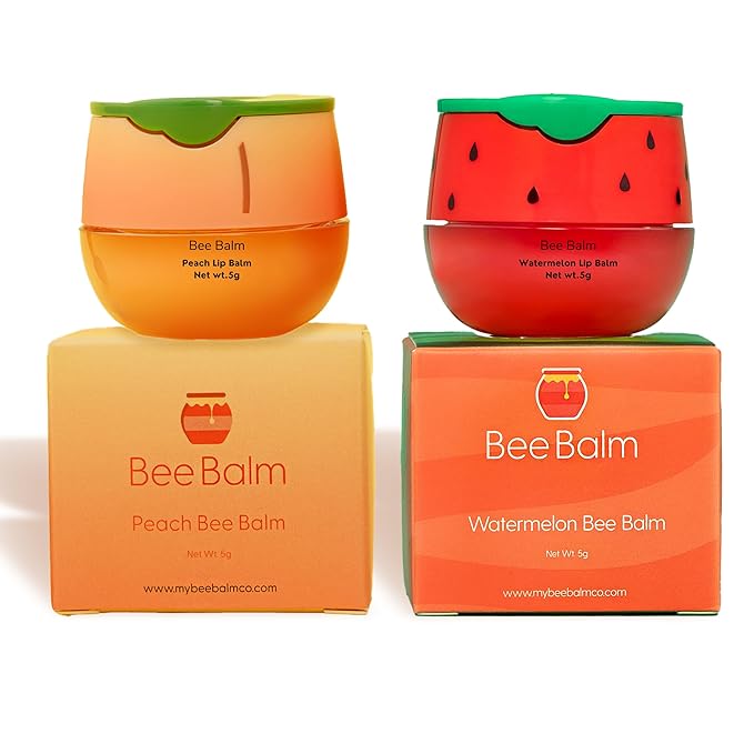 Original My Bee Balm Lip Balm - Propolis Hydrating Balm Honey Pot for Dry, Chapped &amp;amp; Cracked Lips - Enriched with Propolis, Honey &amp;amp; Vitamin E - Soften, Smooth &amp;amp; Reduce Lip Lines