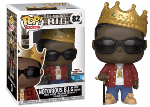 Notorious B.I.G. w/ Crown (Red Jacket) 82 - 2018 NYCC/Toy Tokyo Exclusive