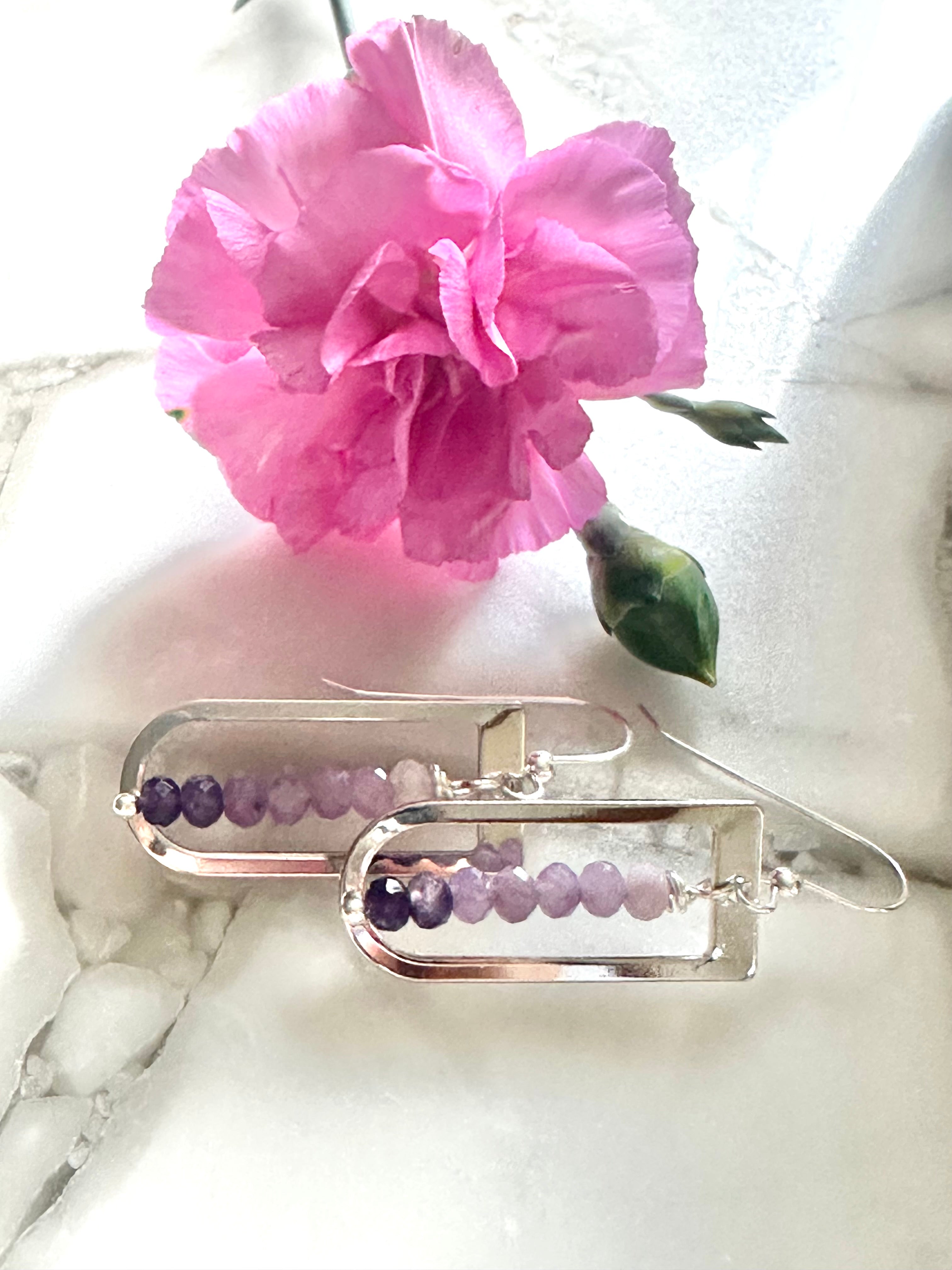 Lilac Ombre Earrings