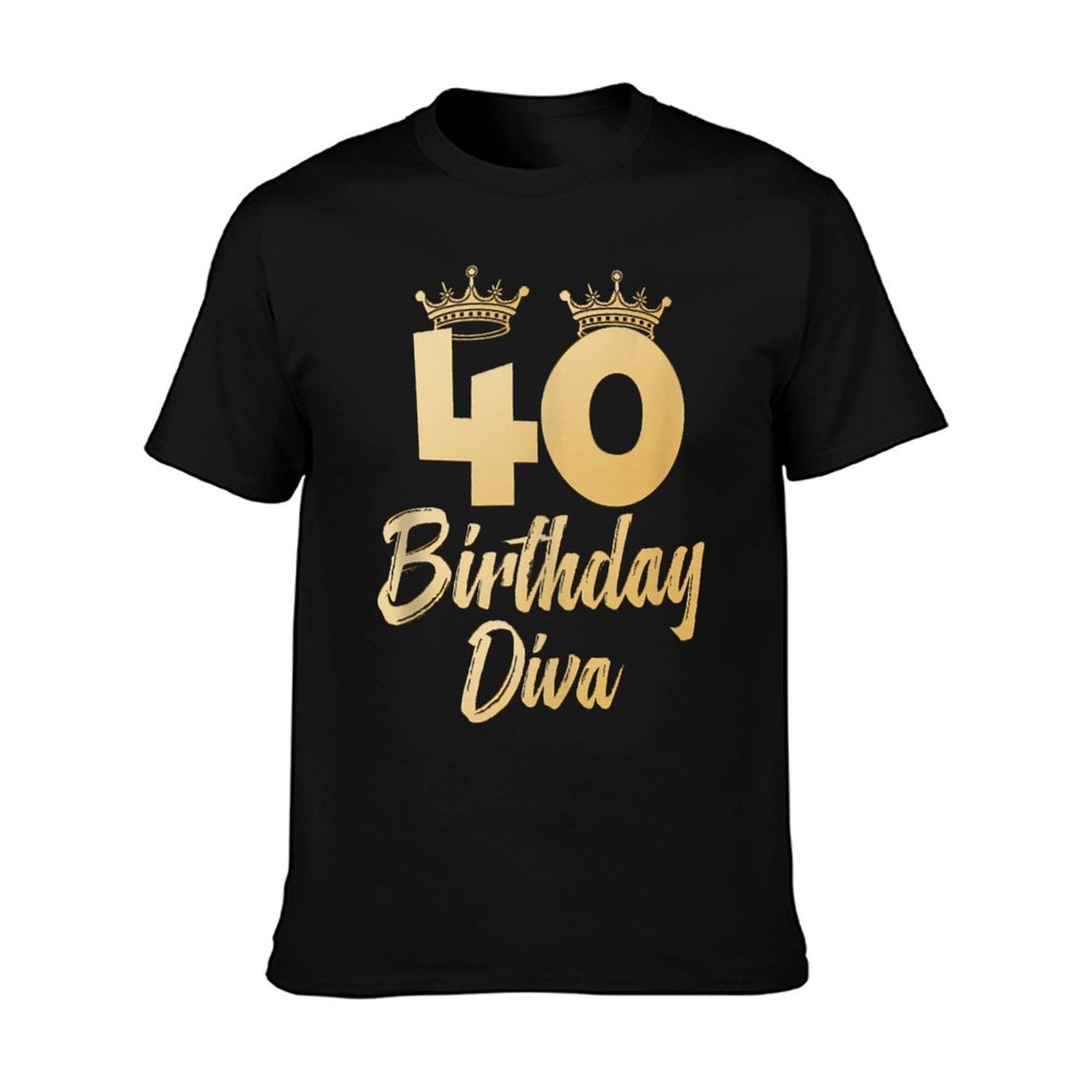 40th Birthday 40 BIRTHDAY DIVA 40 Years Women  Odor-resistant T-Shirt