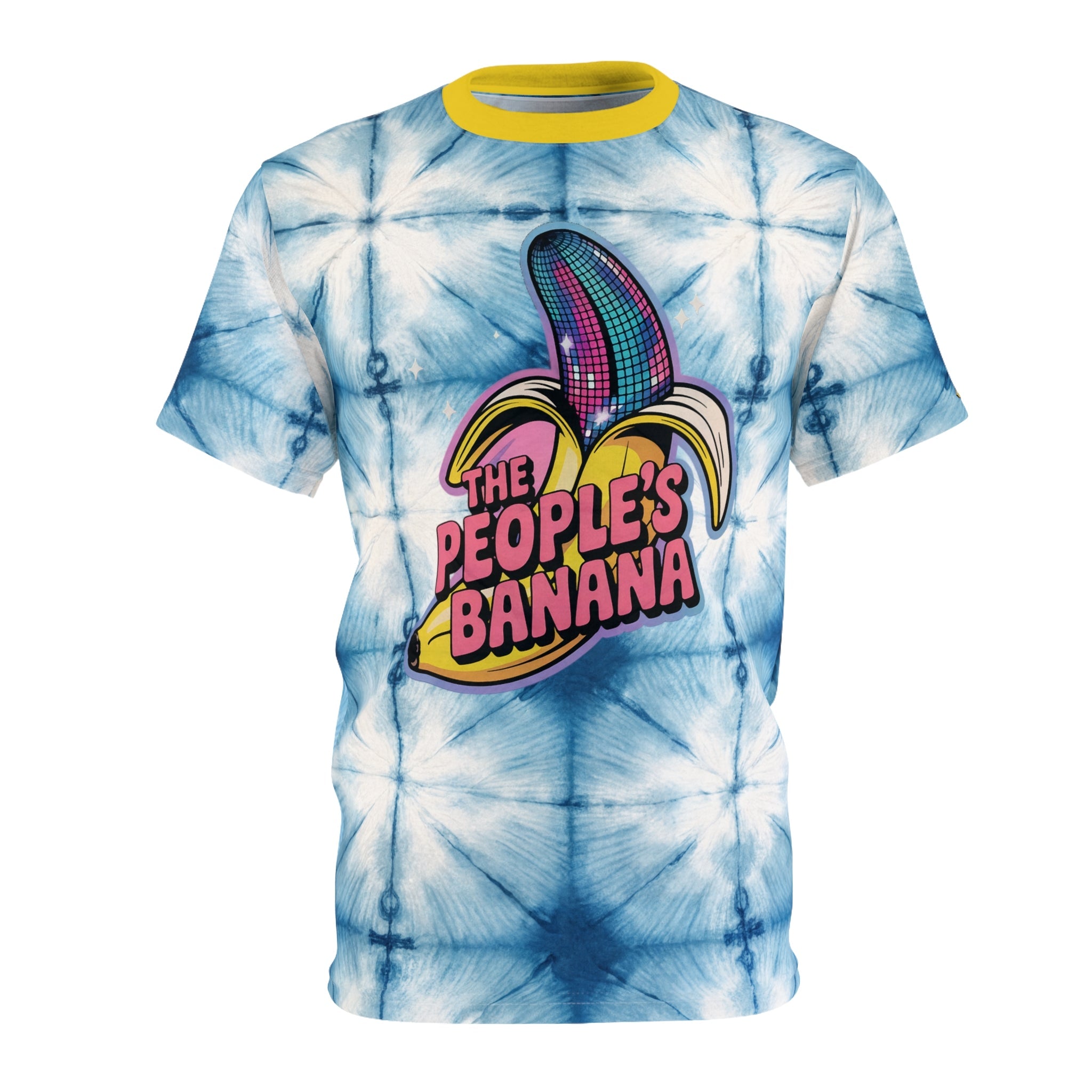 The People&amp;#39;s Banana Shibori Custom T-Shirt
