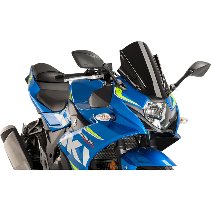 PUIG HI-TECH PARTS 2301-2794 9722N Z-Racing Windscreen Race Windscreen - 14-3/8&amp;quot; - Black - Suzuki