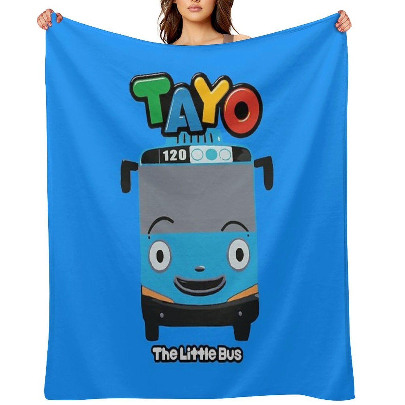 Tayo The City Bus Throw Blanket