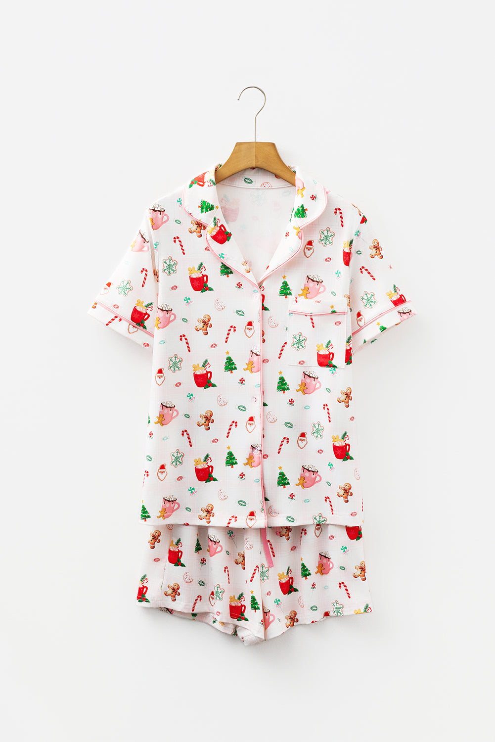 Christmas Spirits Shirt and Shorts Pajama Set