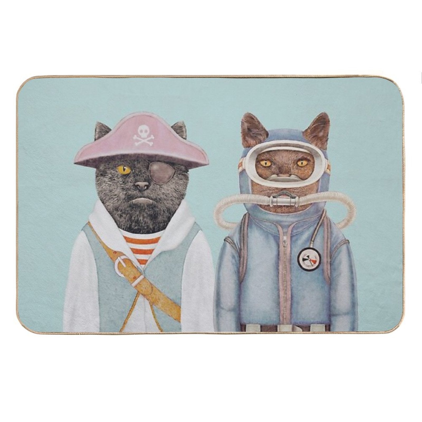 Aquatic Cats Bath Mat