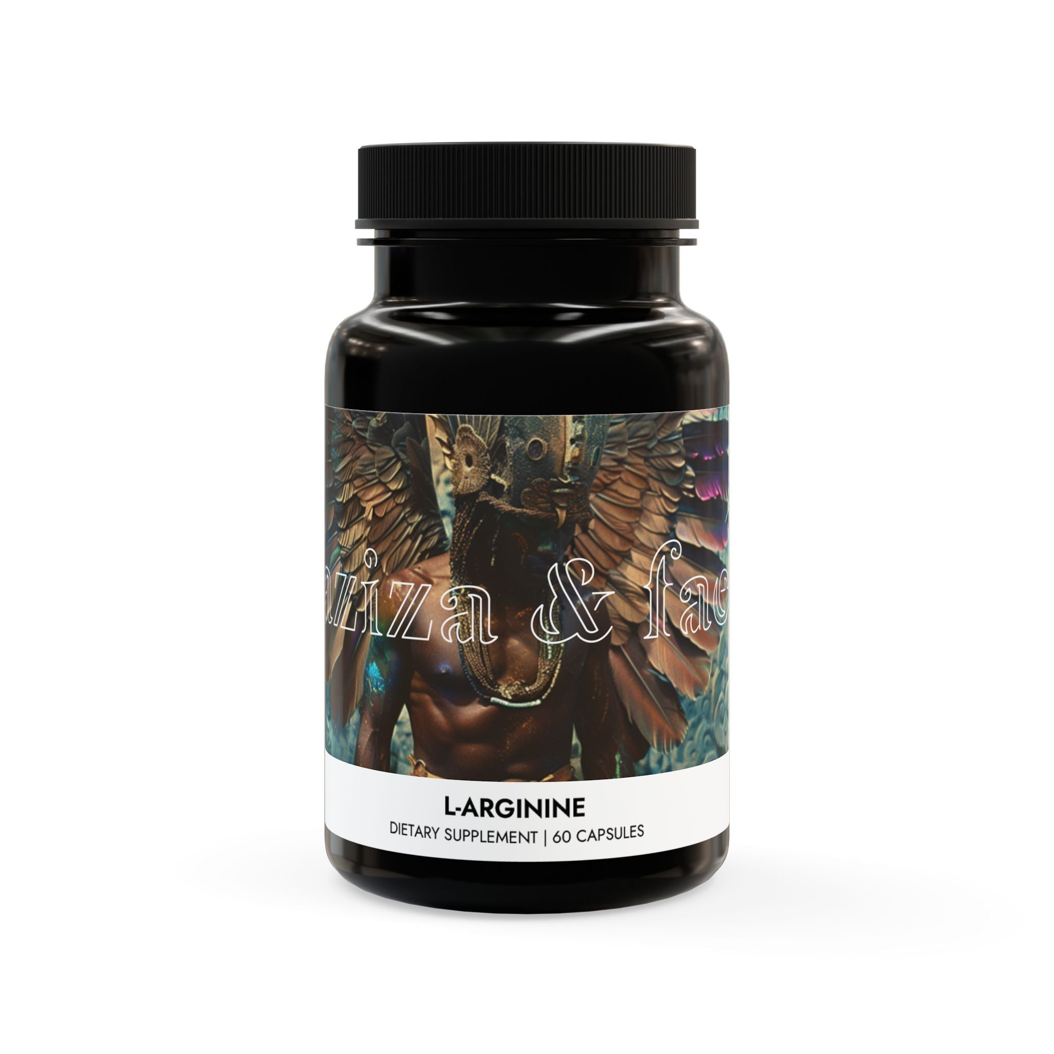 L-Arginine Supplement (60 Capsules) by Aziza &amp;amp; Fae