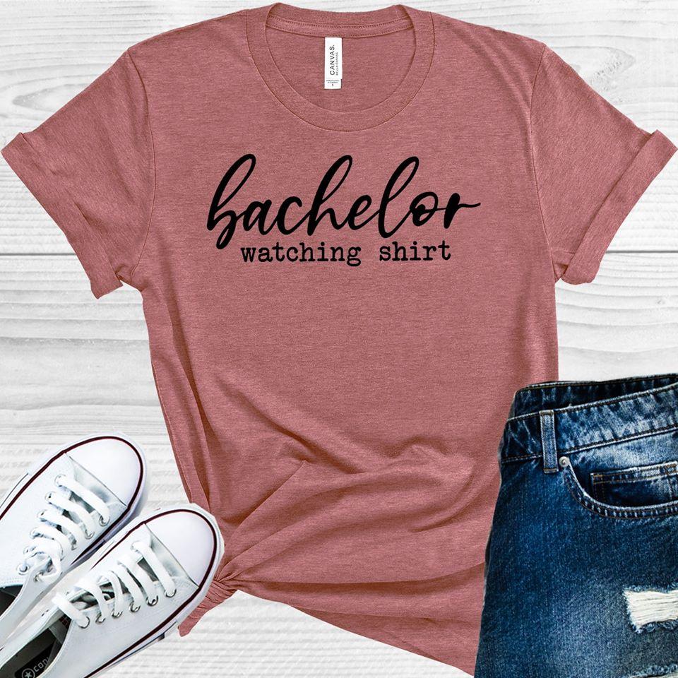 Bachelor Watching Shirt Graphic Tee
