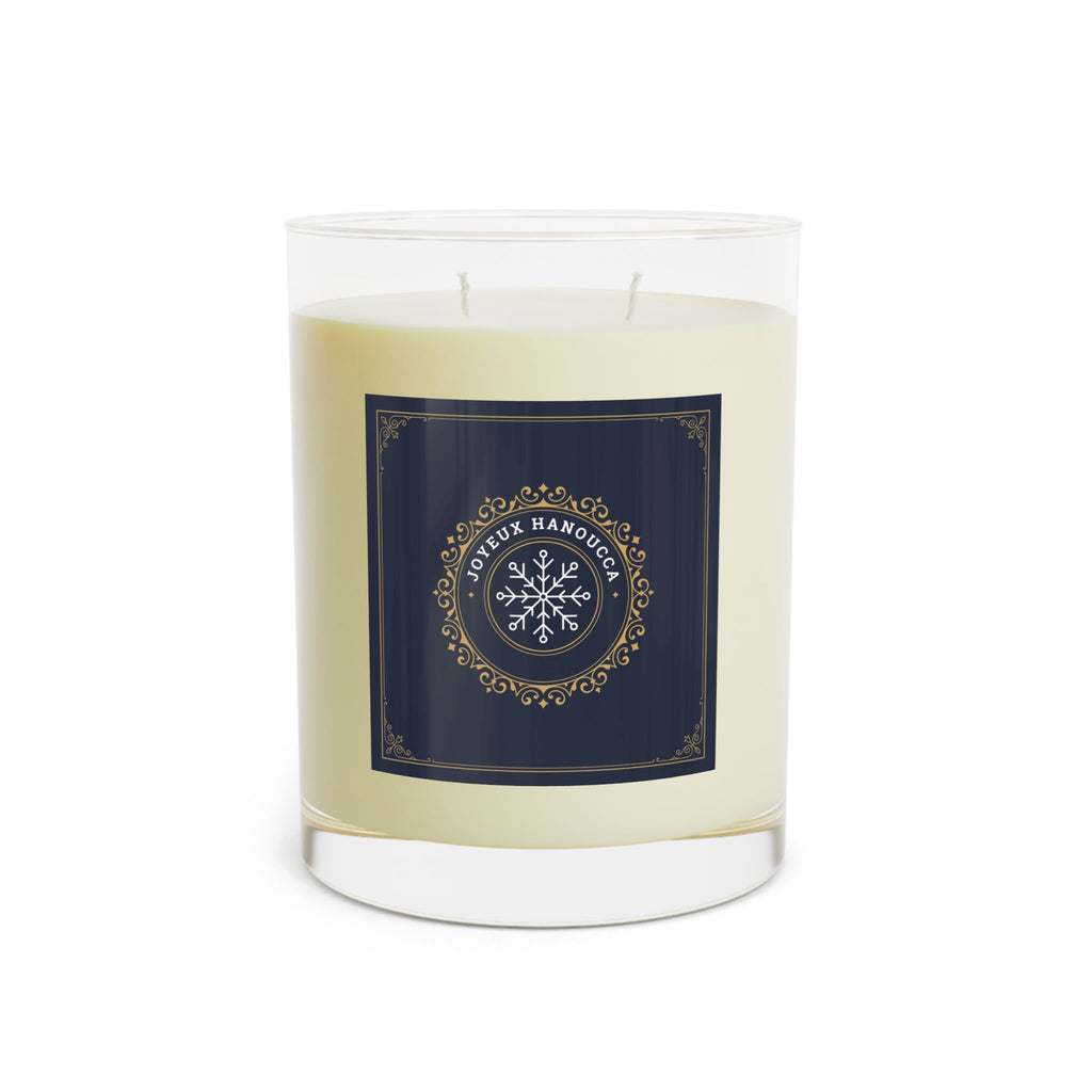 Joyeux Hanoucca Scented Candle - Full Glass, 11oz
