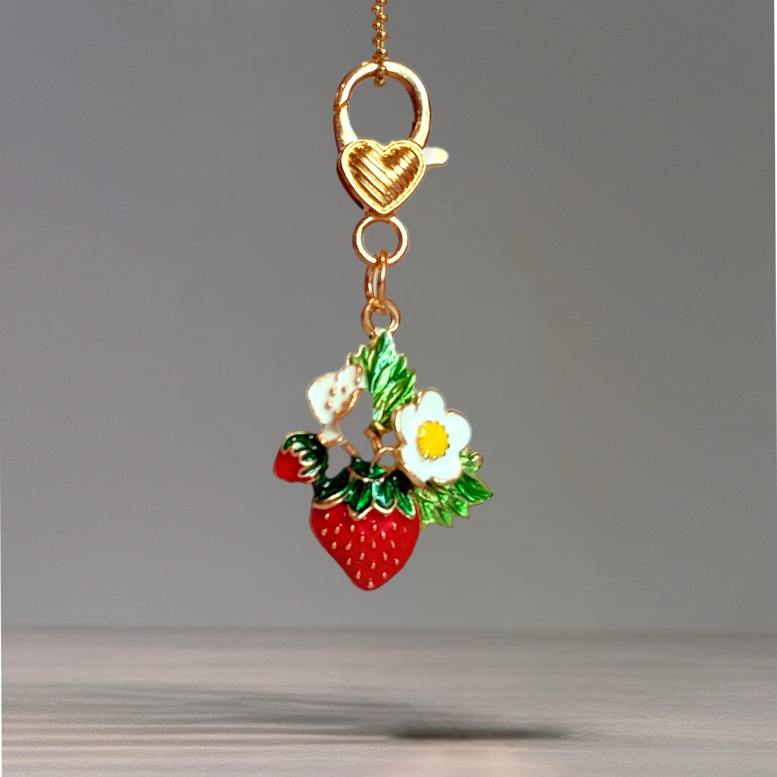 STRAWBERRY FIELDS CHARM - TUMBLER HANDLE CHARM