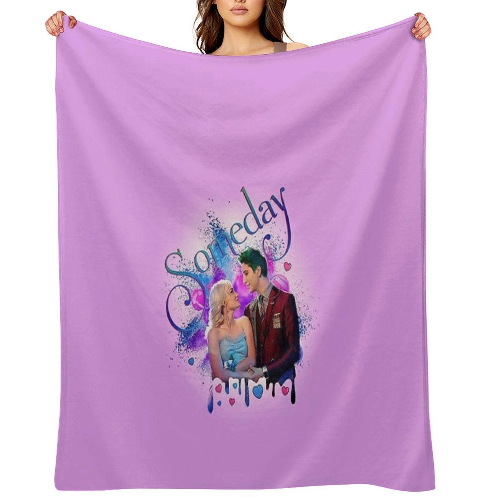 Zed And Addison - Someday - Zombies 2 Throw Blanket